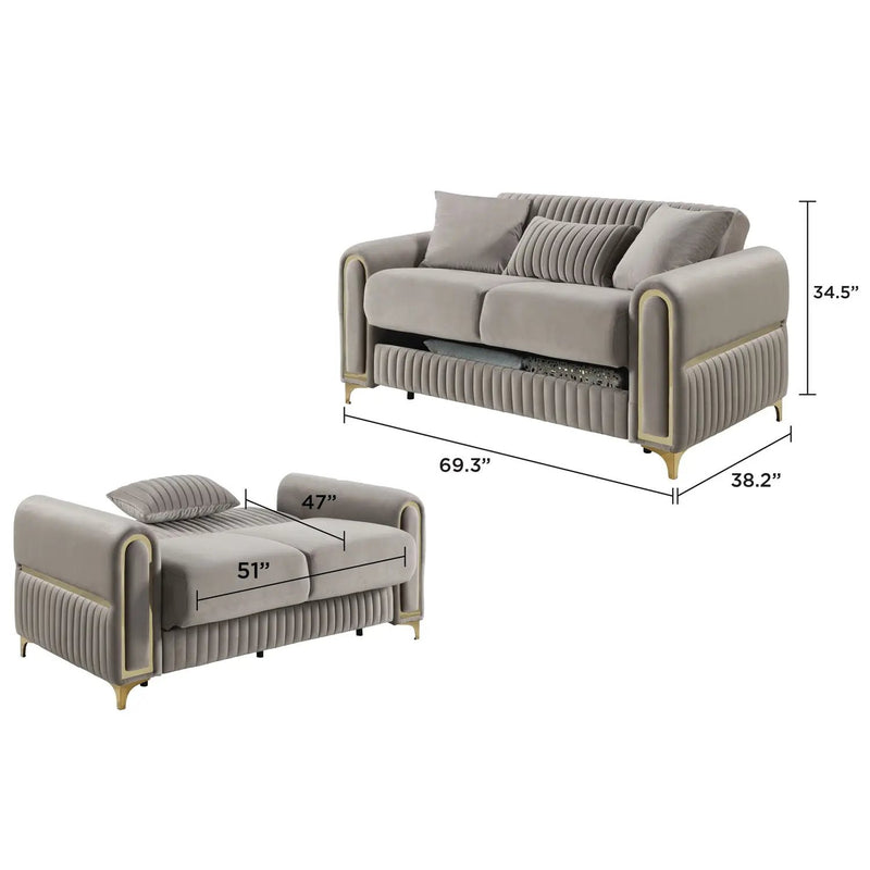 Ruby - Loveseat by HouseOfZazla