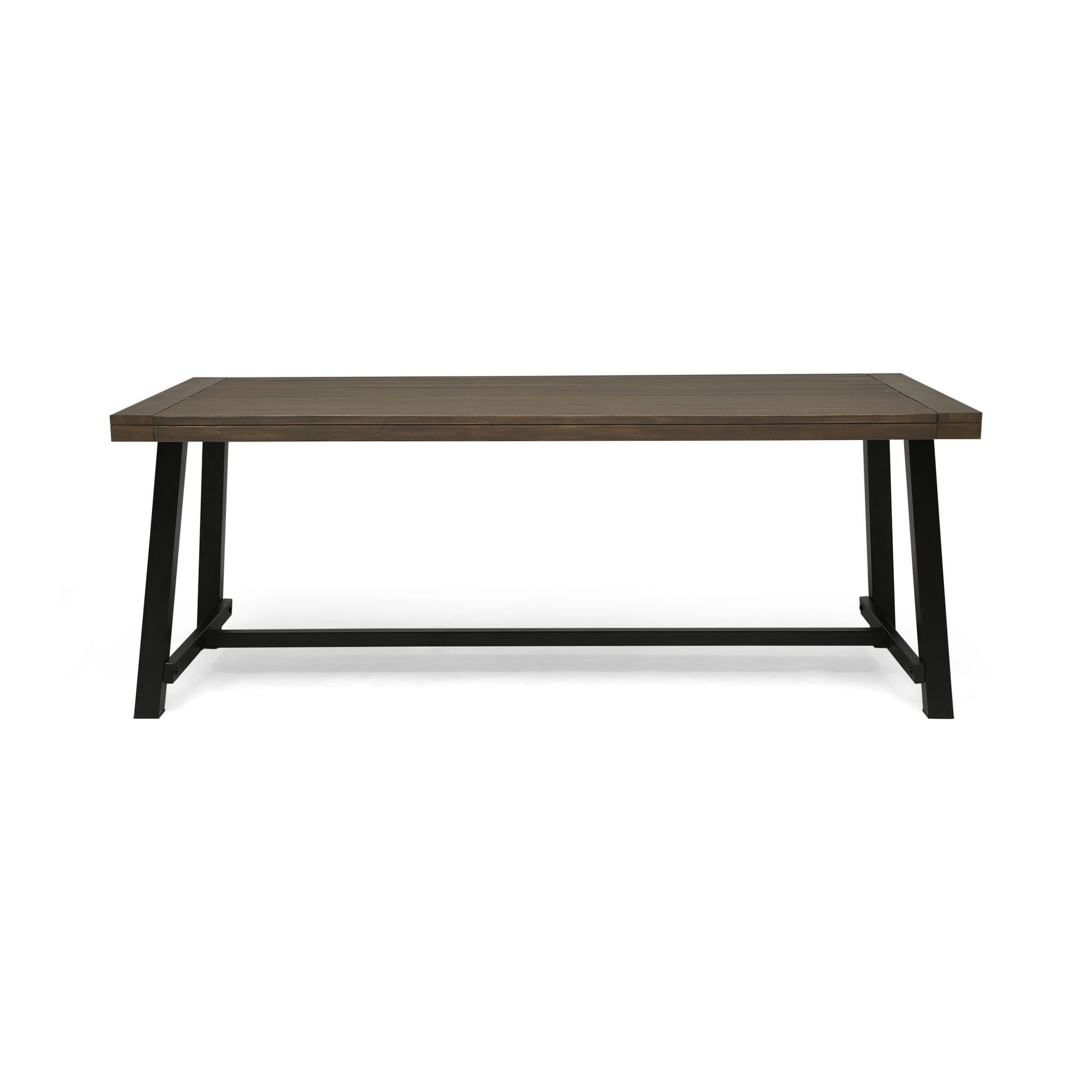 Outdoor Dining Table - Gray / Rustic Metal by HouseOfZazla