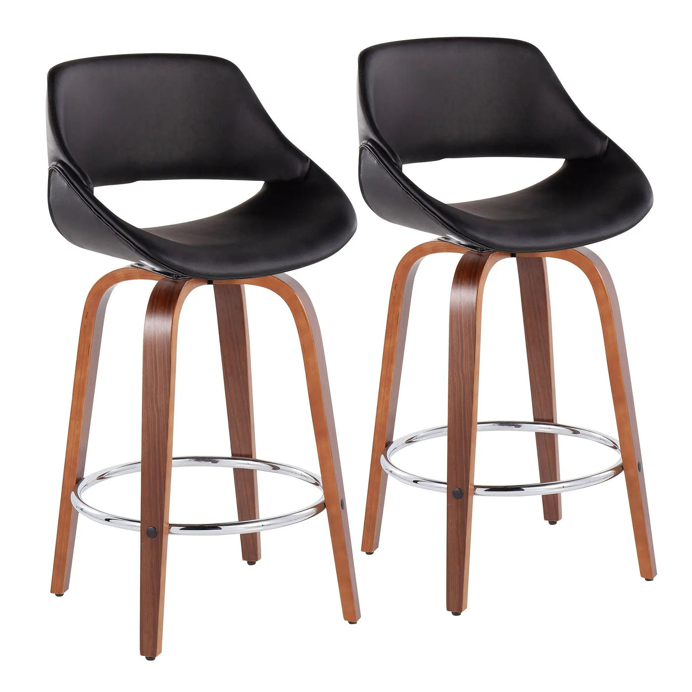 Mid-Century Modern Fixed-Height Counter Stool by HouseOfZazla