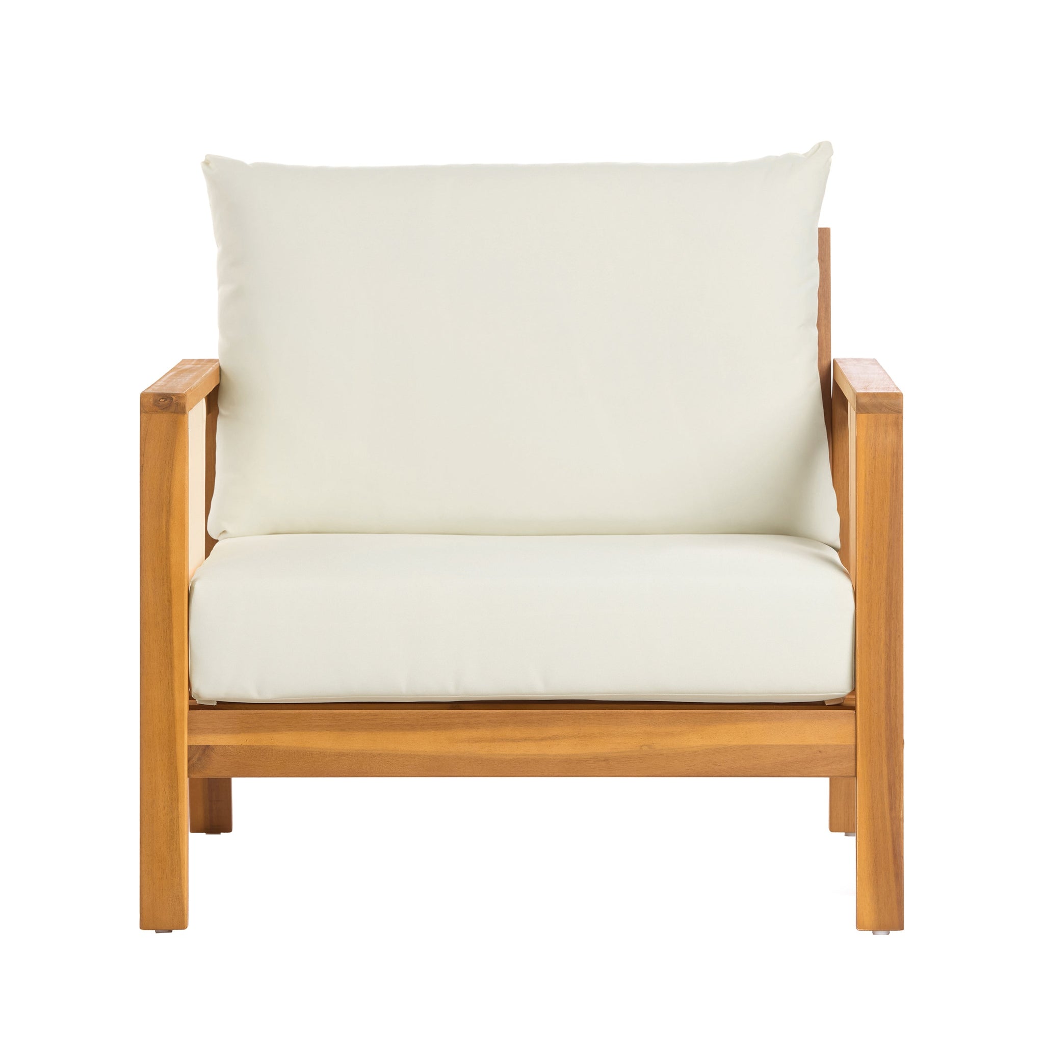 4-Pieces Sofa Set with Cushions Outdoor Loveseat & Coffee Table Set by HouseOfZazla