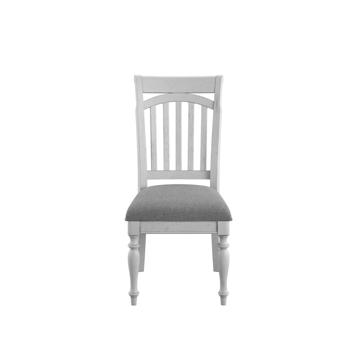 Slat Back Dining Chairs with Coastal Design - Gray, photo 6 of 7