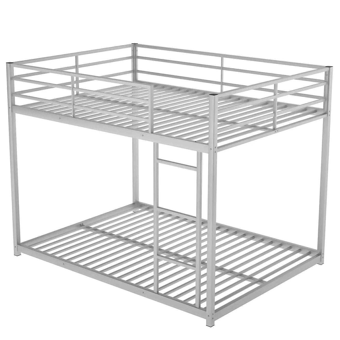 Metal Bunk Bed, Low Bunk Bed With Ladder by HouseOfZazla