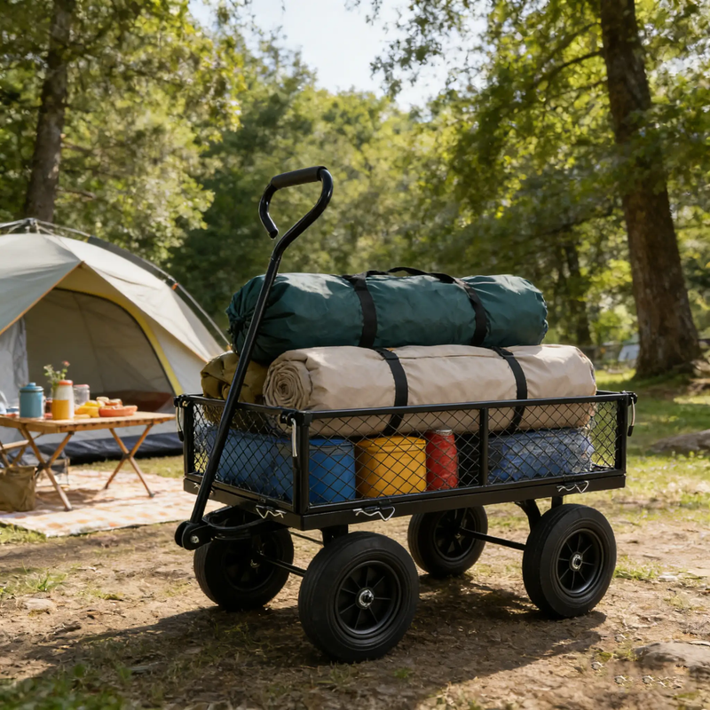 Solid Wheels Garden Cart Wagon by HouseOfZazla