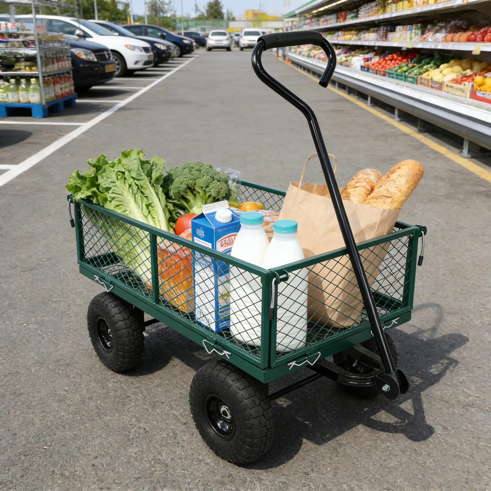 Wagon Cart Garden Cart by HouseOfZazla