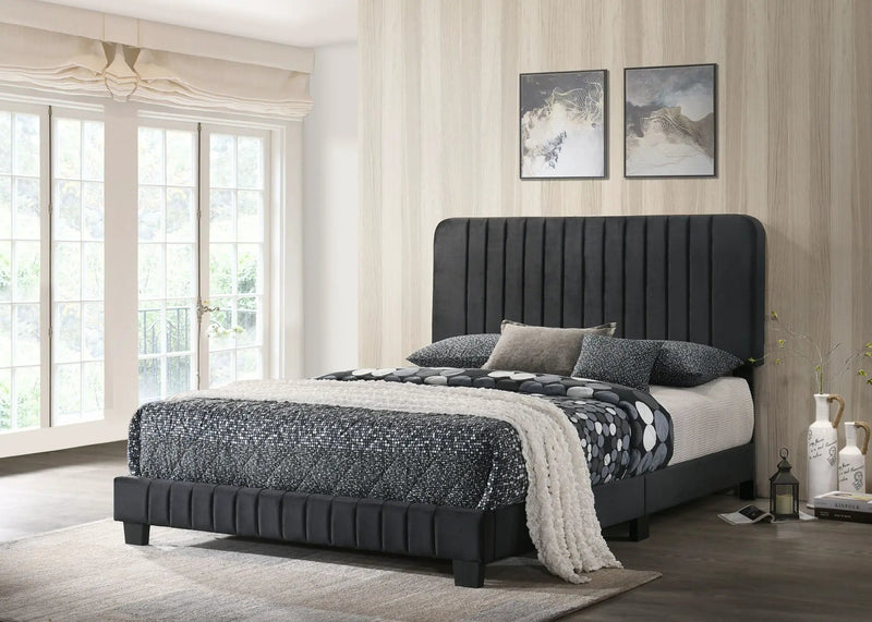 Channel Tufted Bed by Unique Piece Furniture