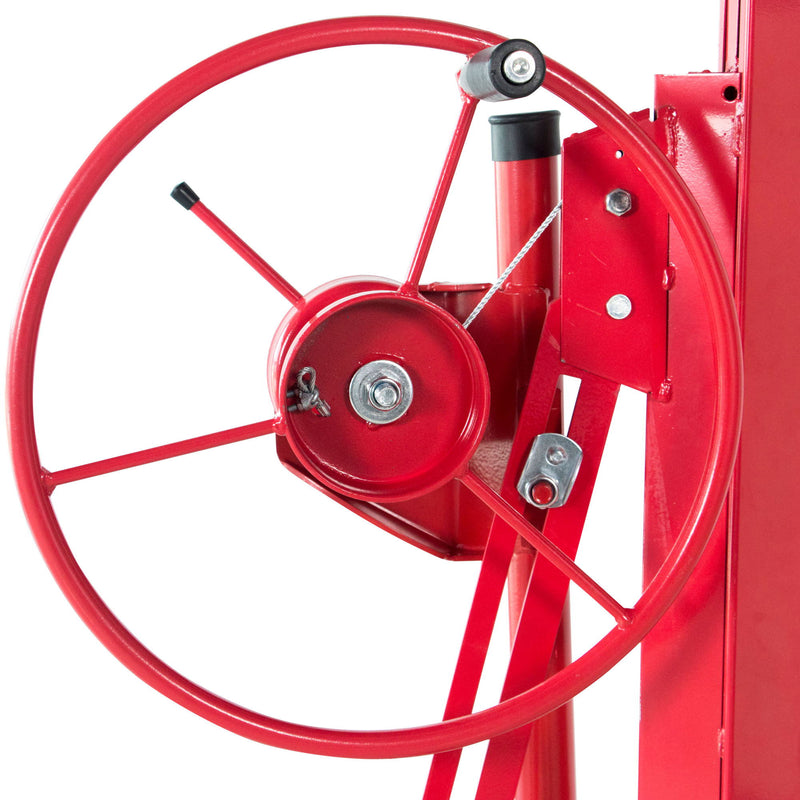 Drywall Panel Lifter Drywall Panel Hoist Jack Lifter Jack Rolling Caster Panel Hoist 11Ft - Red by HouseOfZazla