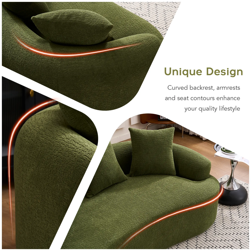 Compression Loveseat Sofa by HouseOfZazla