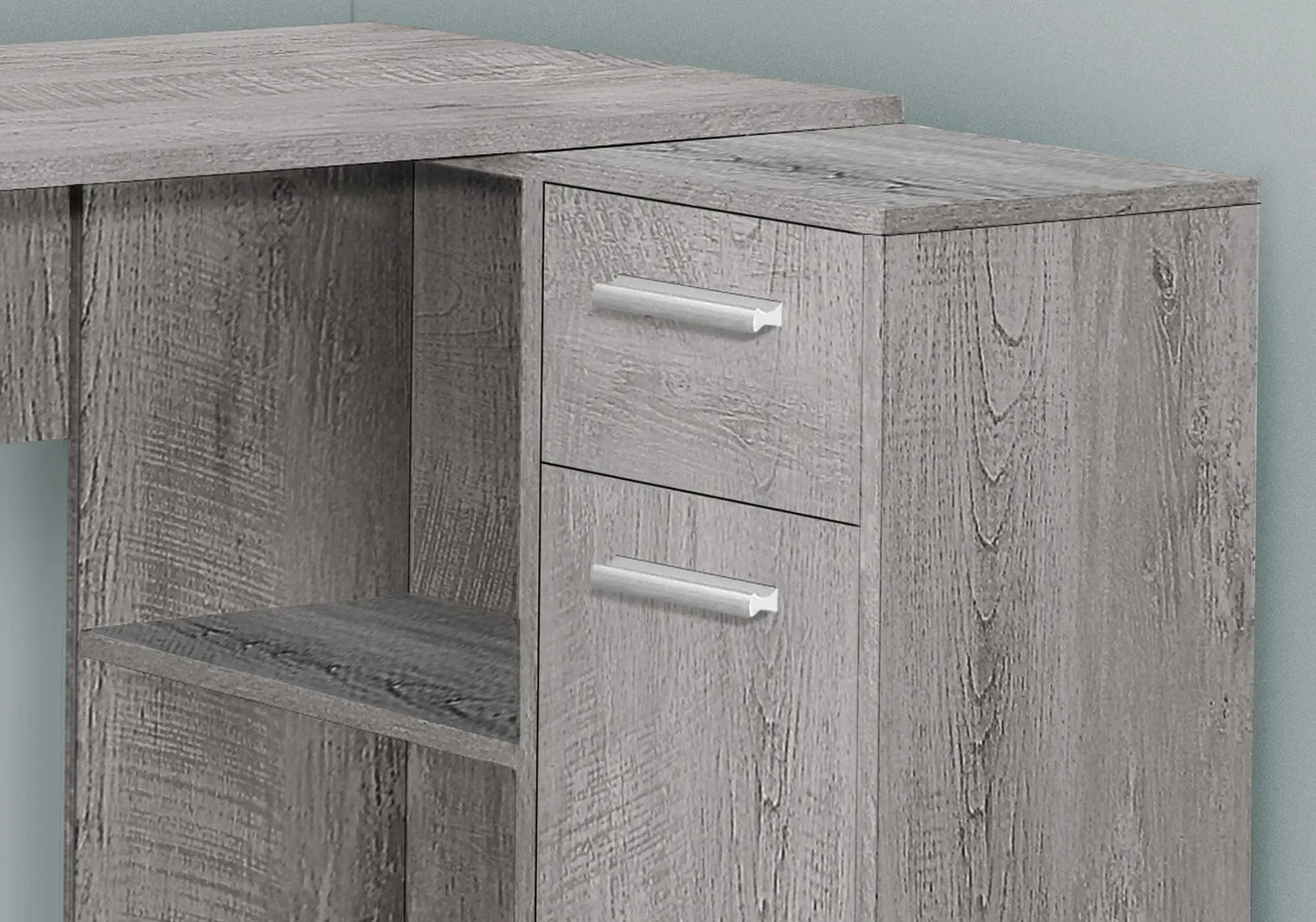 Computer Desk, Home Office, Corner, Storage Drawers, L Shape, Contemporary & Modern by HouseOfZazla