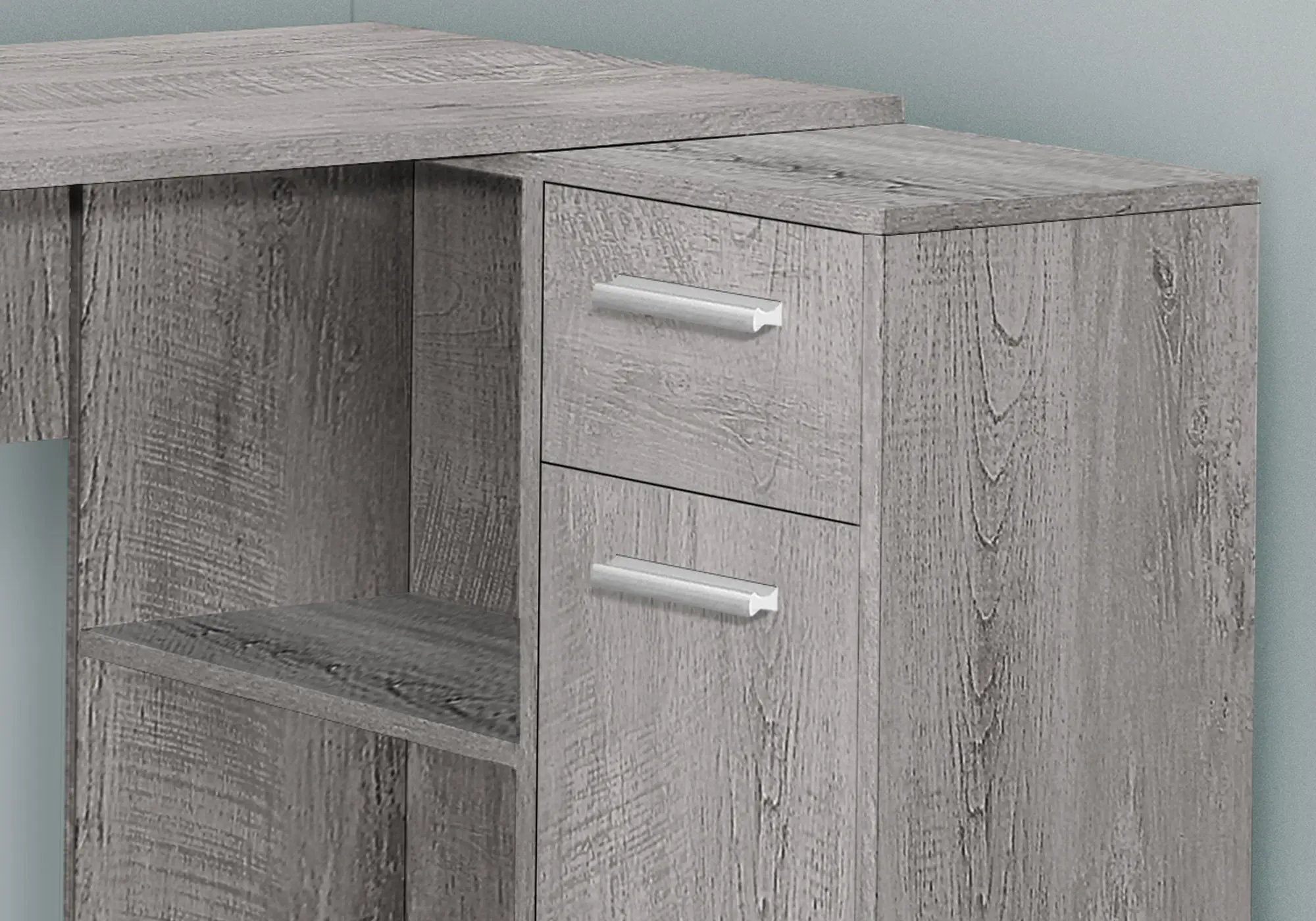 Computer Desk, Home Office, Corner, Storage Drawers, L Shape, Contemporary & Modern by Unique Piece Furniture