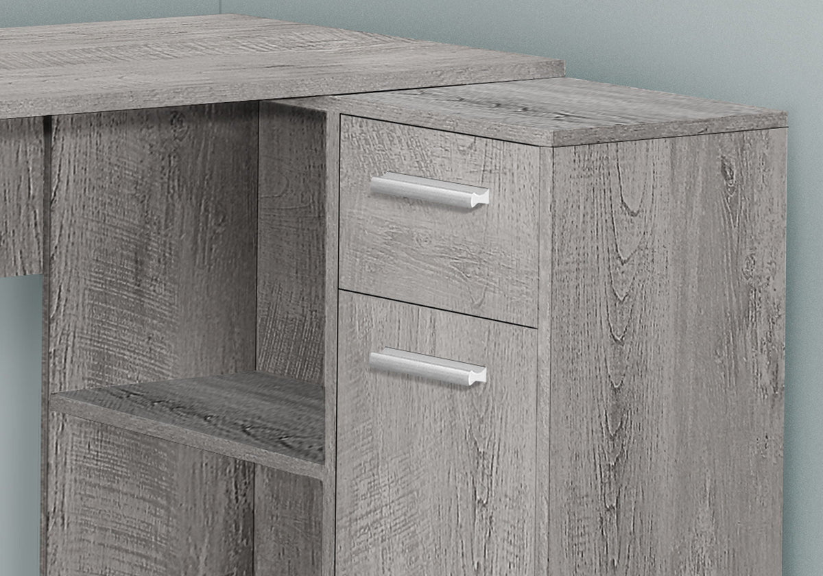 L-Shaped Computer Desk with Storage Drawers - Multiple Colors, photo 11 of 20