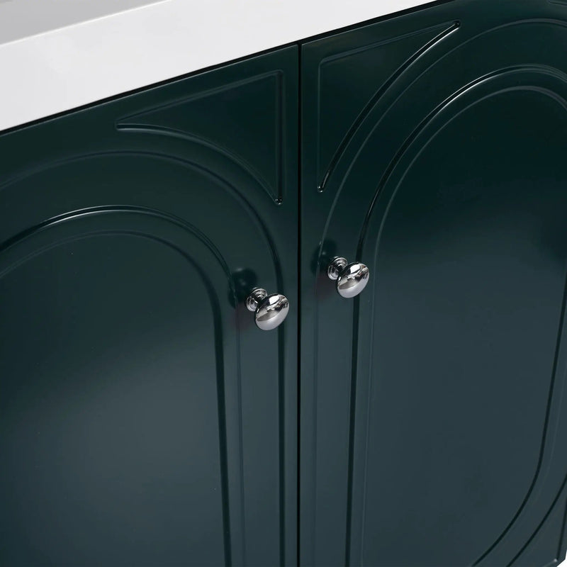 Modern Freestanding Bathroom Vanity With Soft Close Cabinet Doors