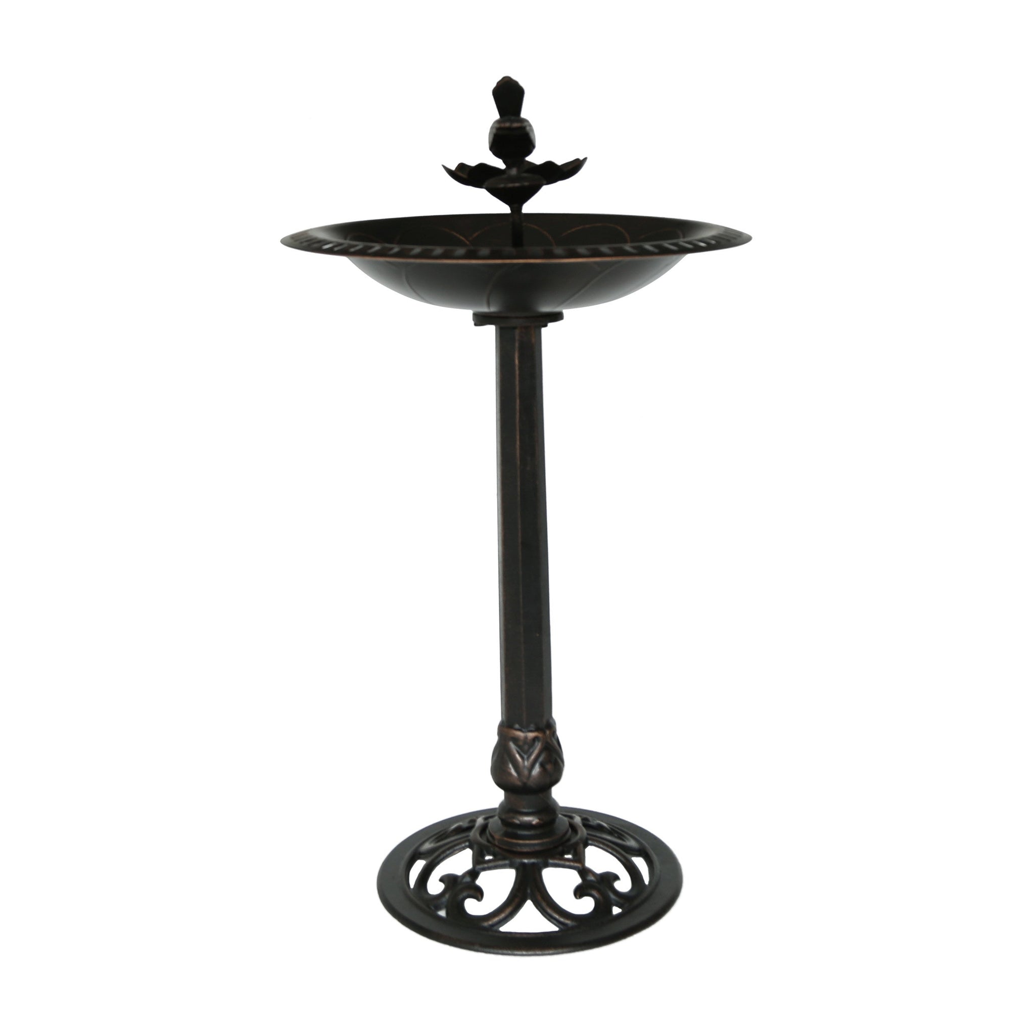 Outdoor Aluminum and Iron Bird Bath by HouseOfZazla