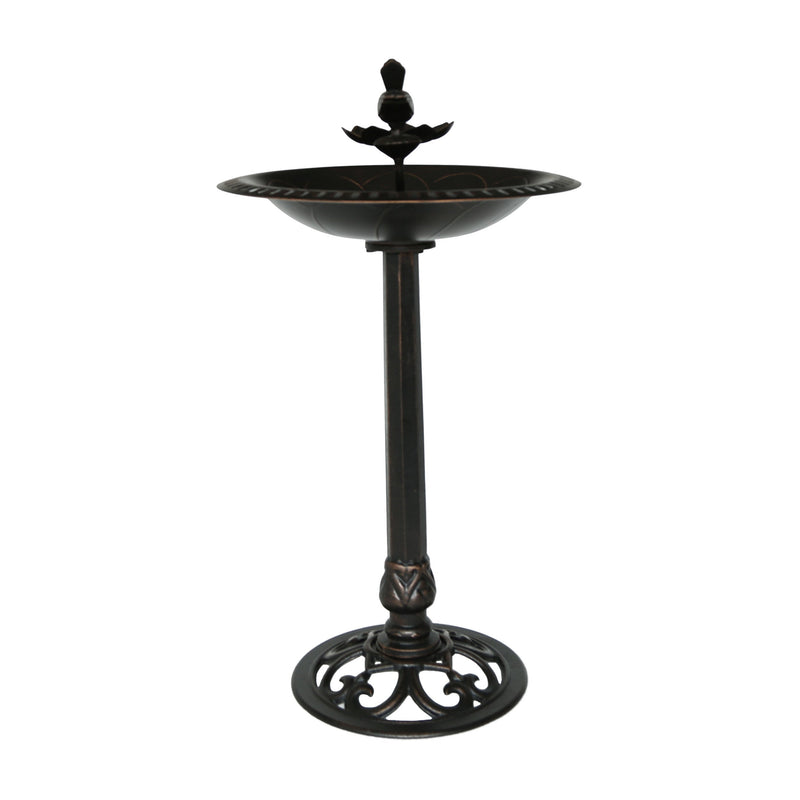 Outdoor Aluminum and Iron Bird Bath by HouseOfZazla