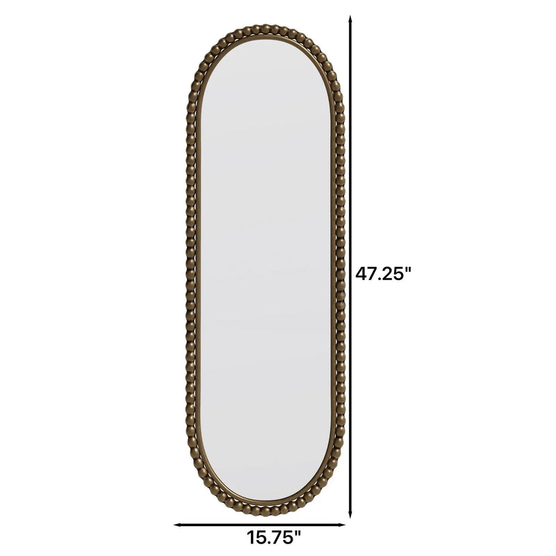 Oval Retro Mirror, Wall Hanging Mirror For Living Room by Unique Piece Furniture