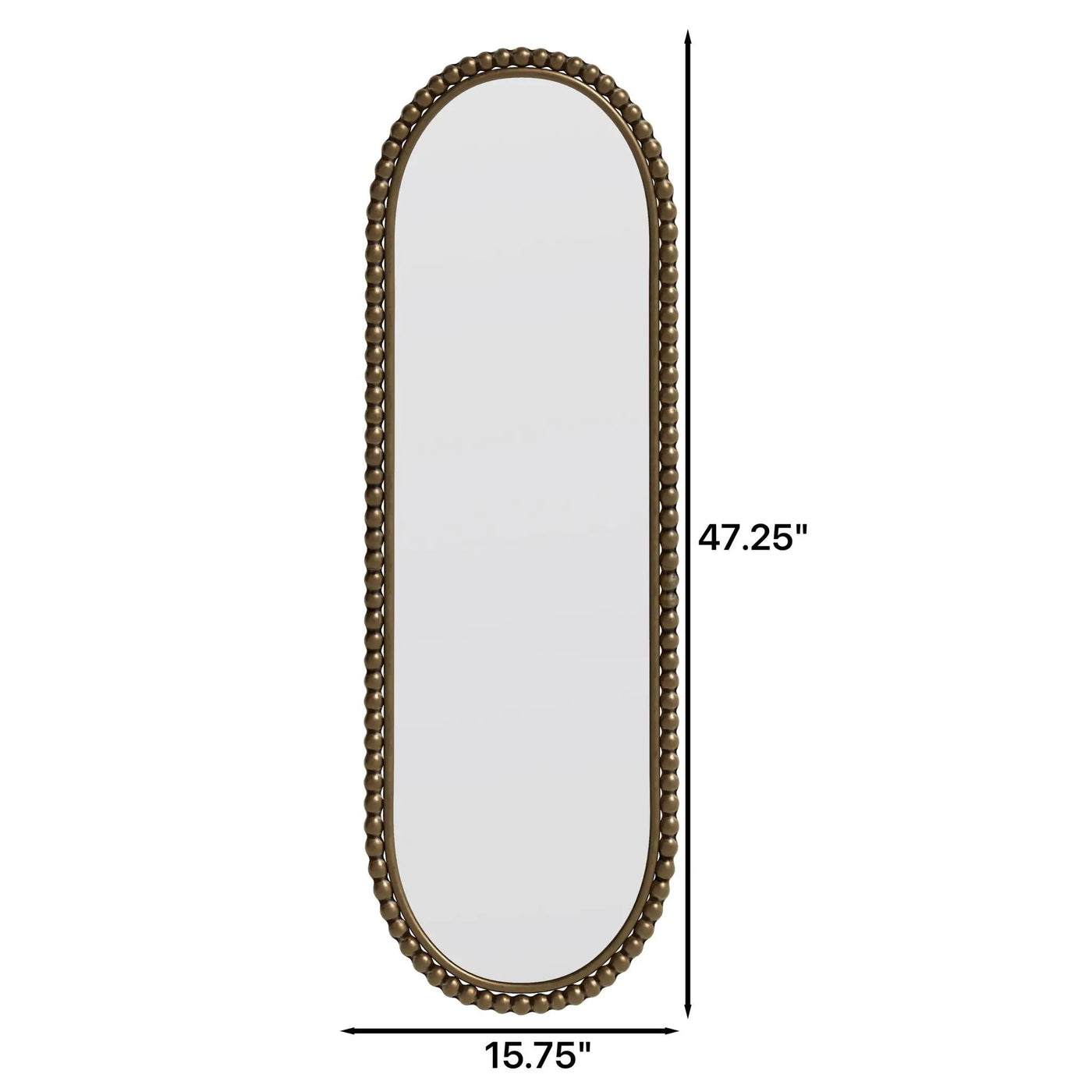 Oval Retro Mirror, Wall Hanging Mirror For Living Room by Unique Piece Furniture