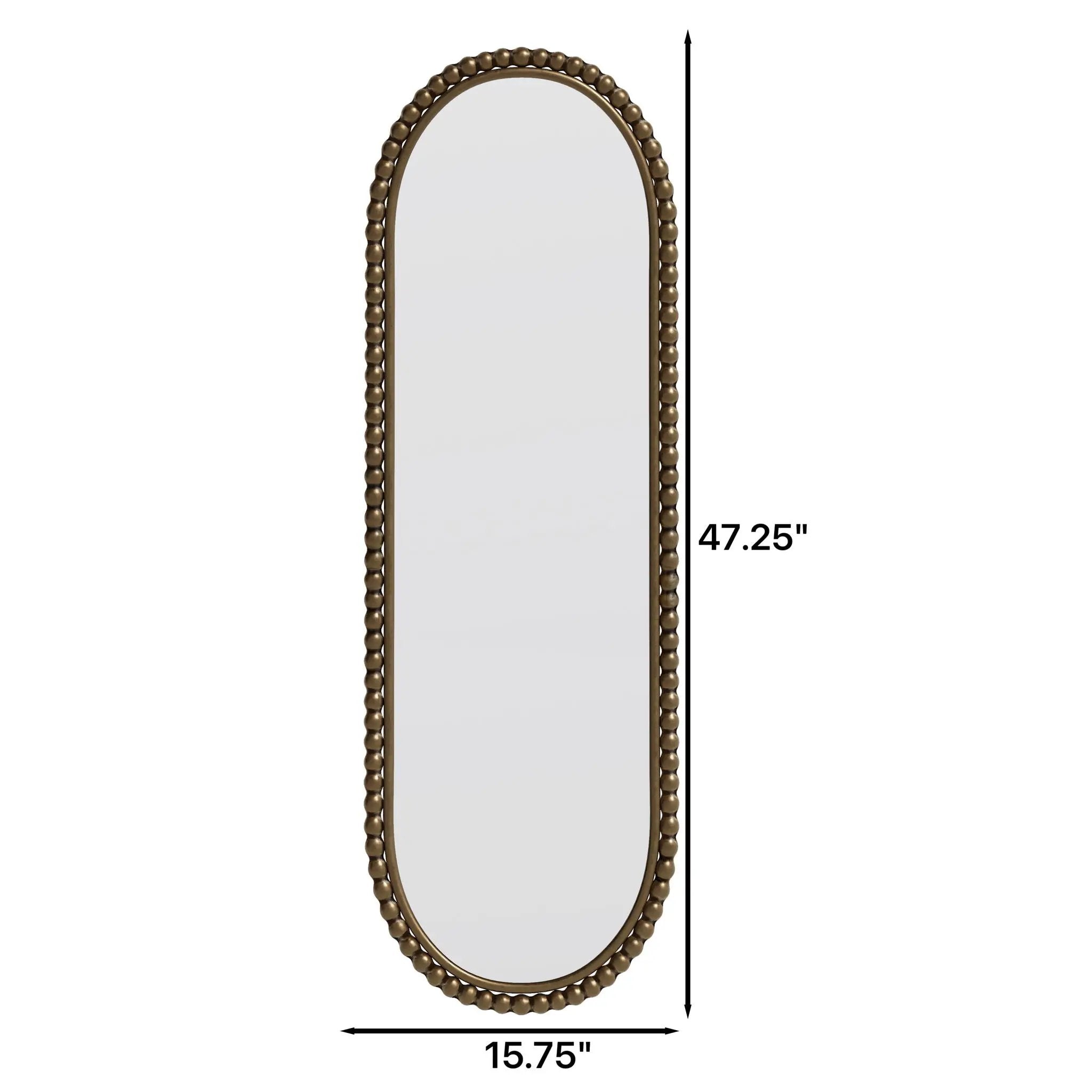 Oval Retro Mirror, Wall Hanging Mirror For Living Room by Unique Piece Furniture