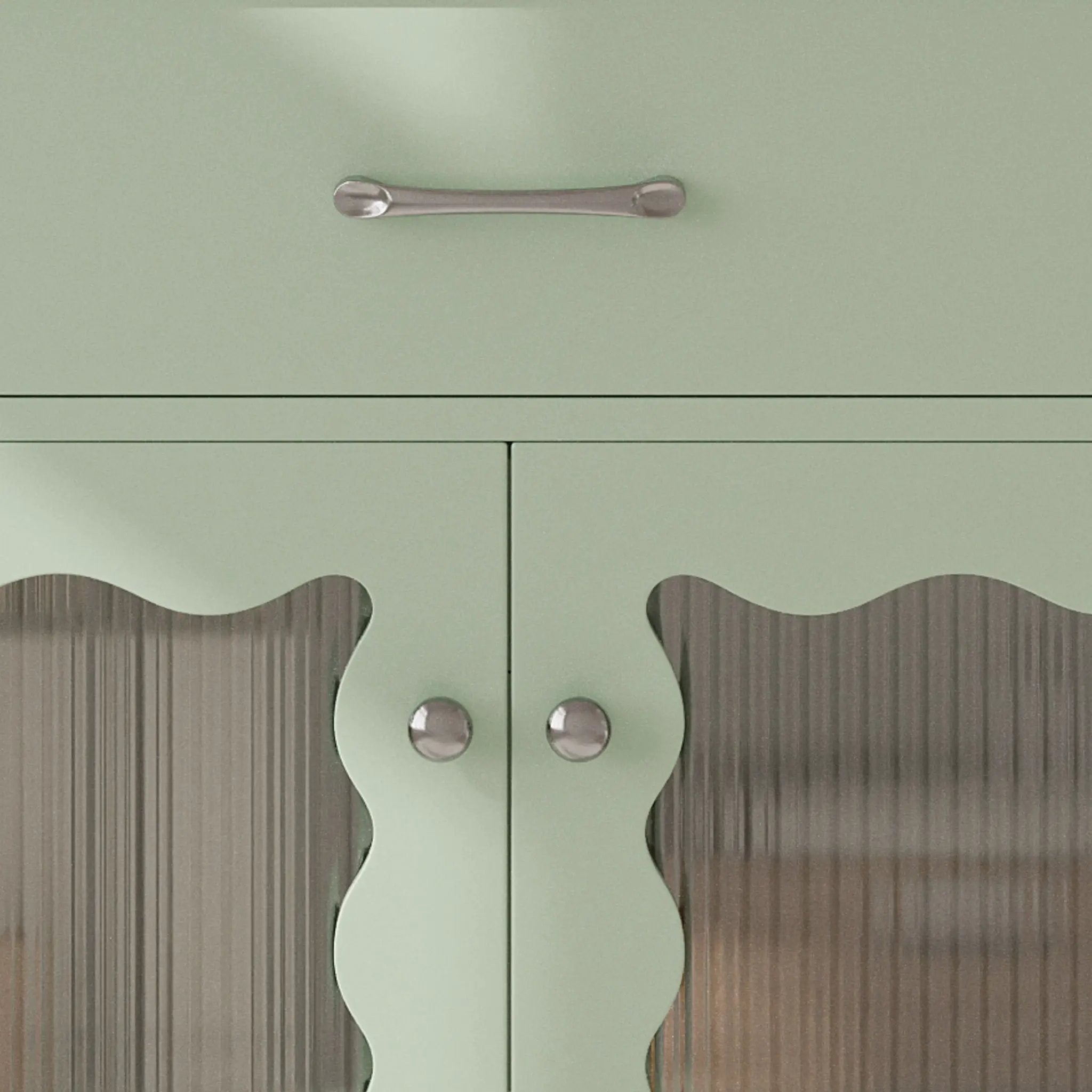 Modern Bathroom Vanity With Tempered Glass Doors by HouseOfZazla