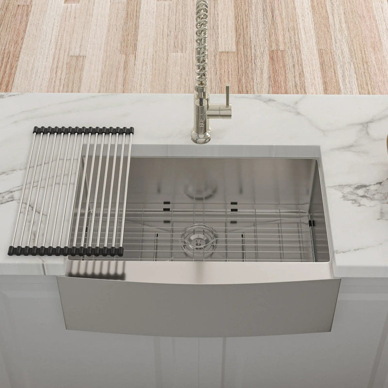 Farmhouse Kitchen Sink Stainless Steel Apron Front by HouseOfZazla