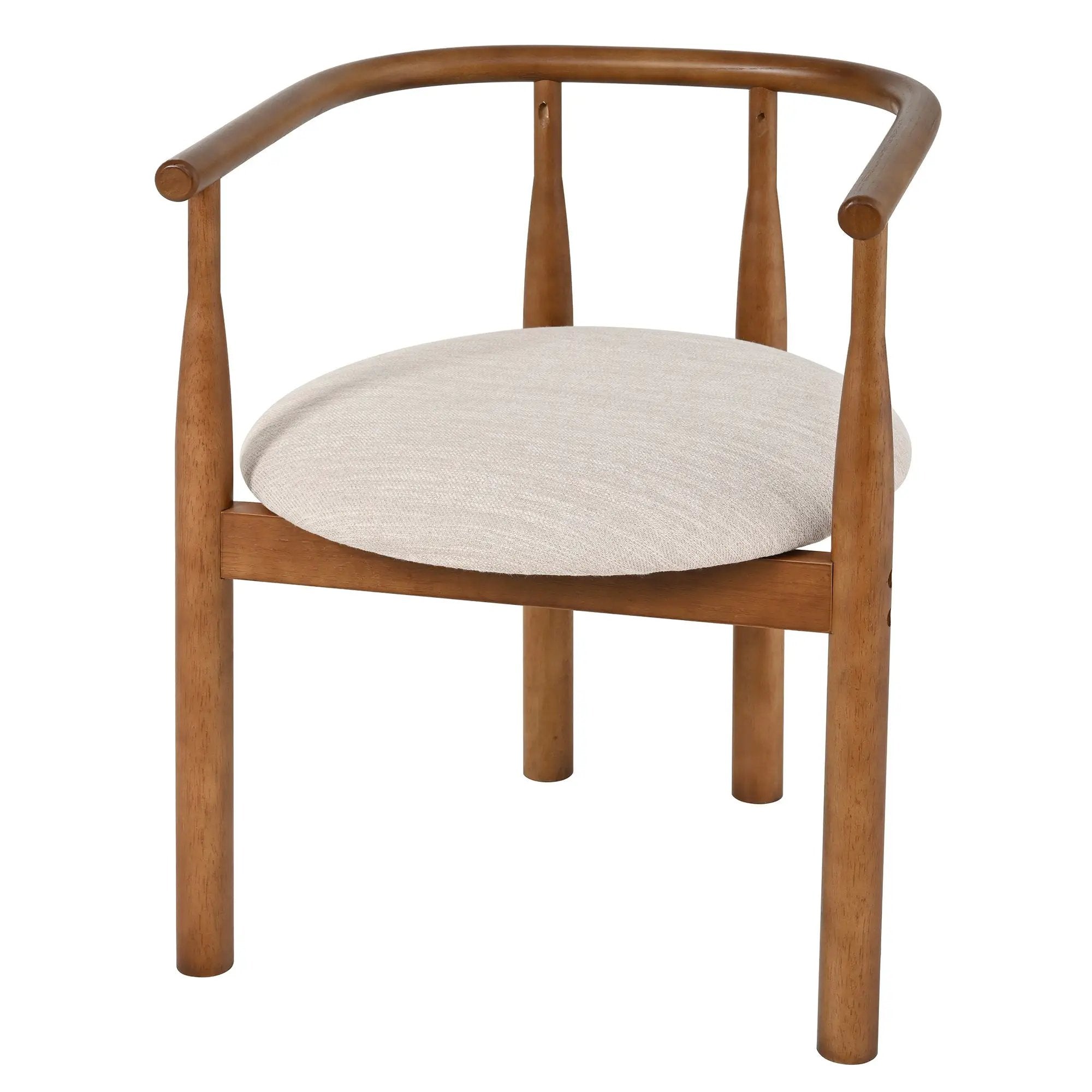 7 Pieces Modern Oval Dining Set, Rustic Farmhouse Solid Wood by HouseOfZazla