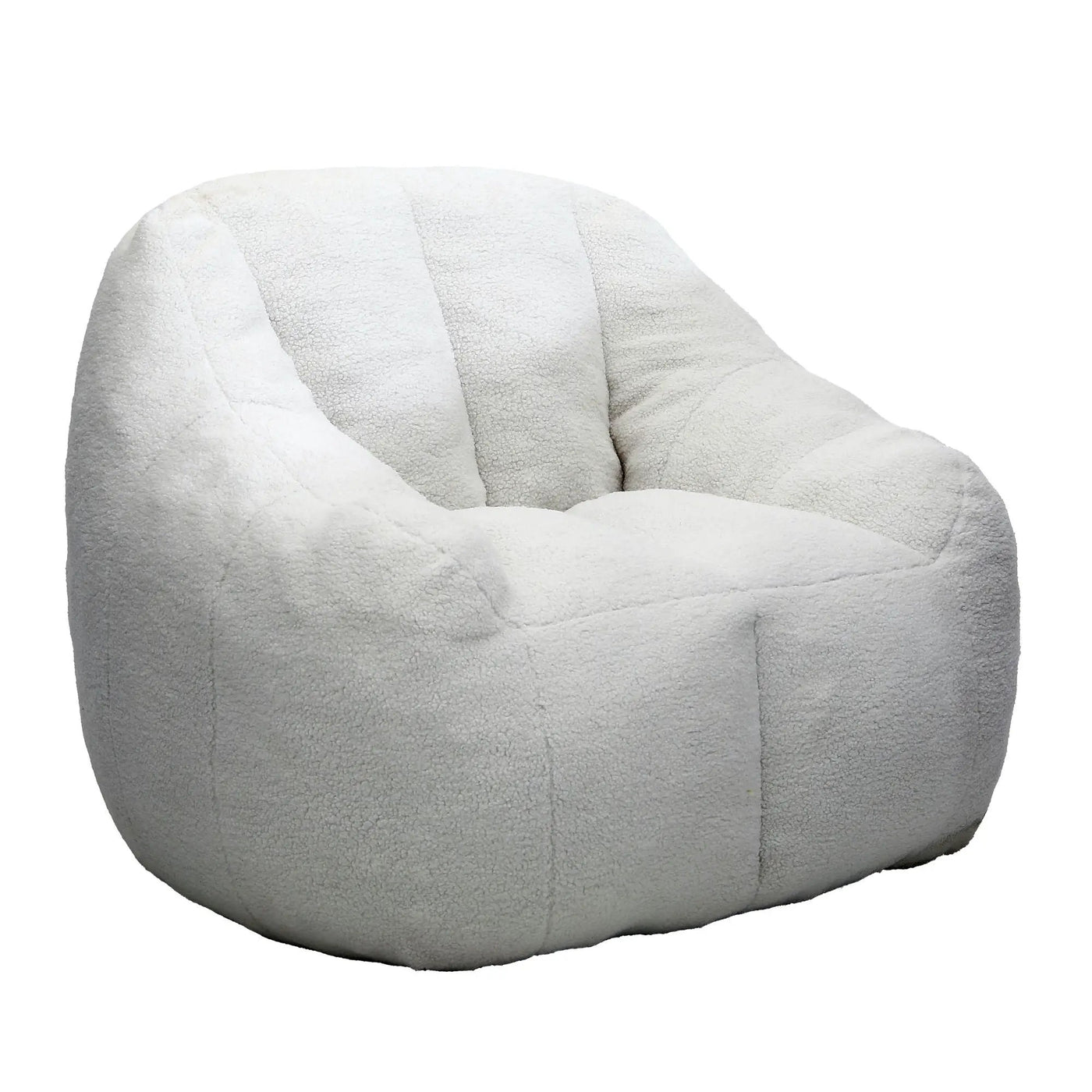 Comfy Bean Bag Chair With Memory Foam Filler, Tufted Soft by HouseOfZazla