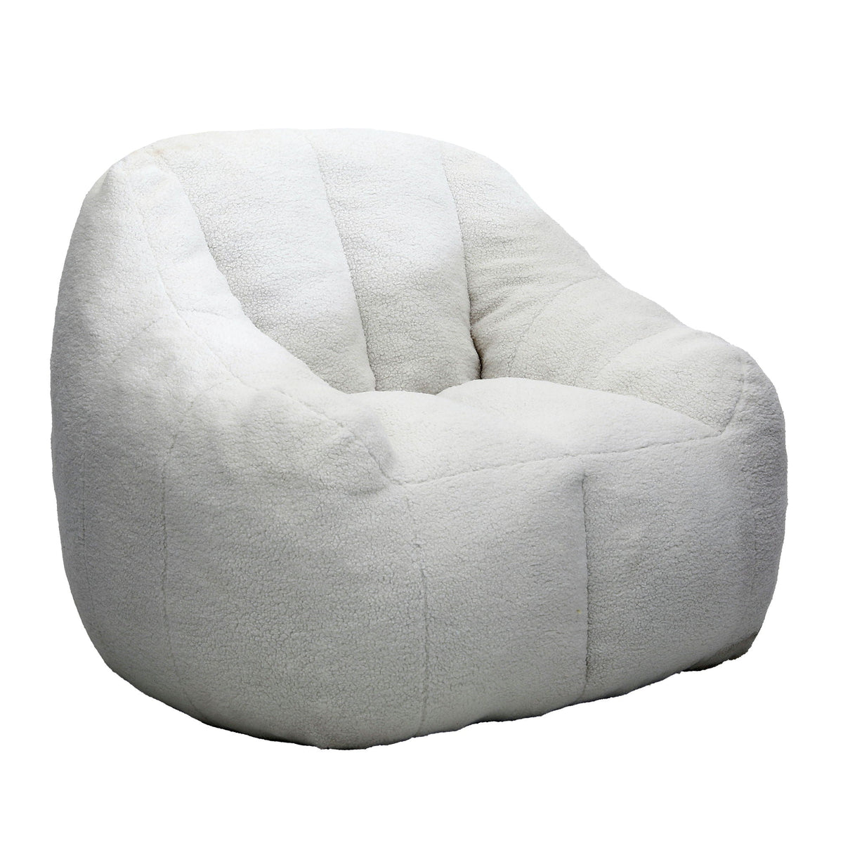 Comfy Bean Bag Chair with Memory Foam Filler - Tufted Soft