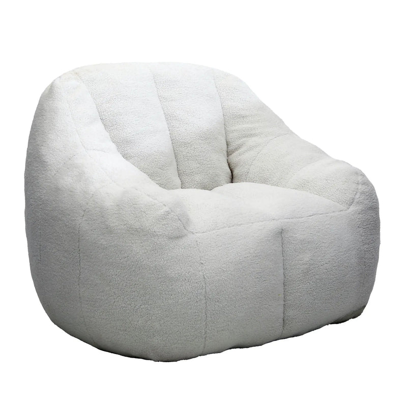 Comfy Bean Bag Chair With Memory Foam Filler, Tufted Soft by HouseOfZazla