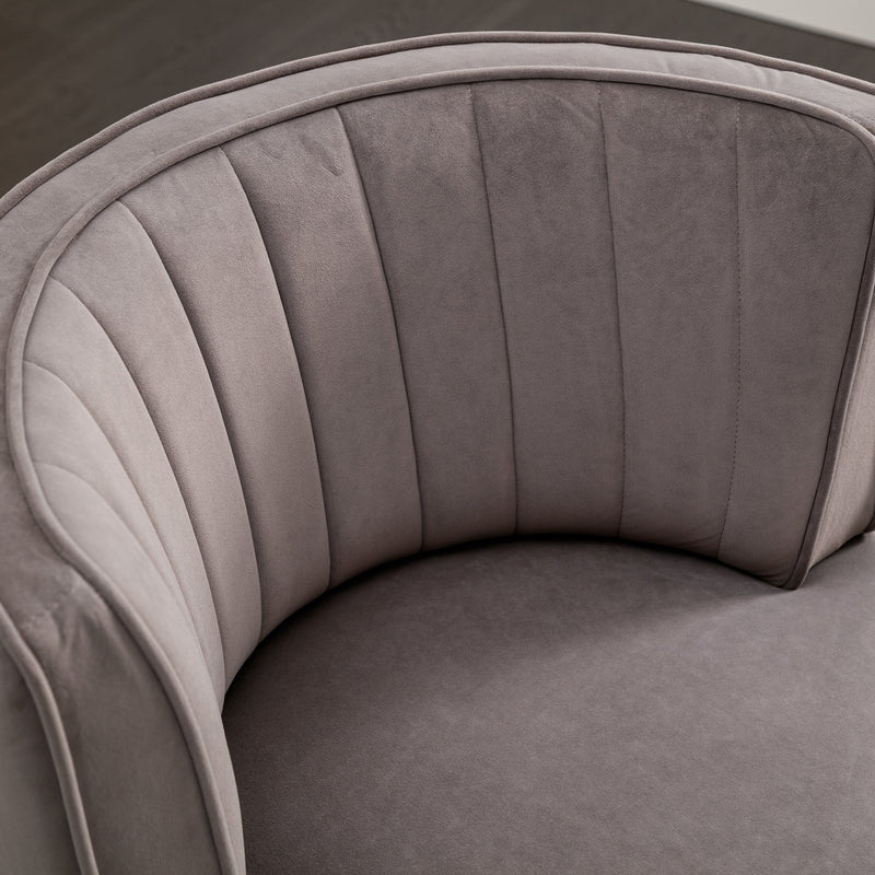 360 Degree Swivel Cuddle Barrel Accent Sofa Chairs by BLAKHOM