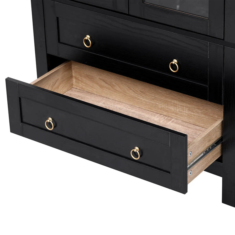 K&K 71" Tall Arched Kitchen Pantry Cabinet by HouseOfZazla