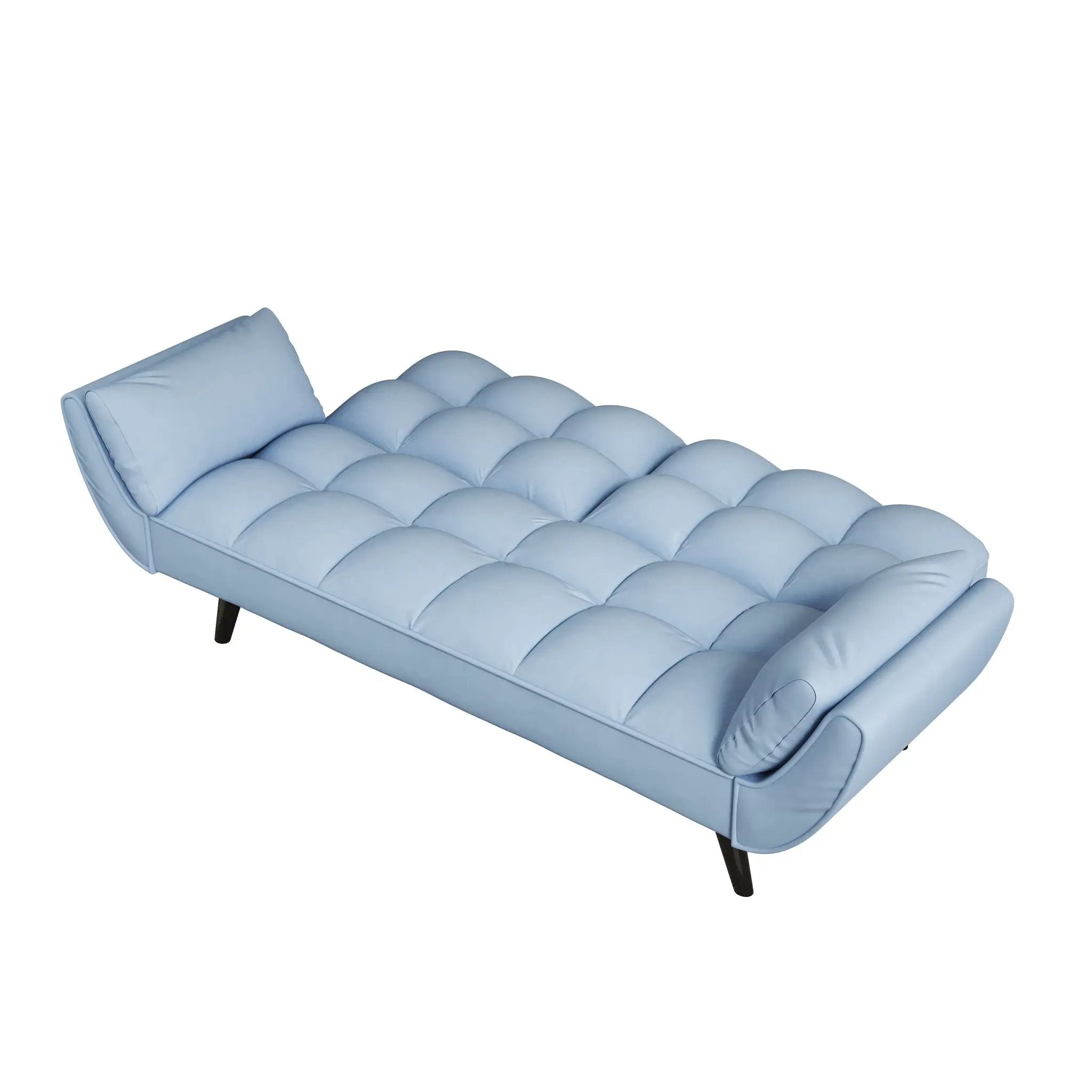 Sofa Soft Two Armrests Throw Pillow Pillow Comfortable Fit Apartment Bedroom Small Space by HouseOfZazla