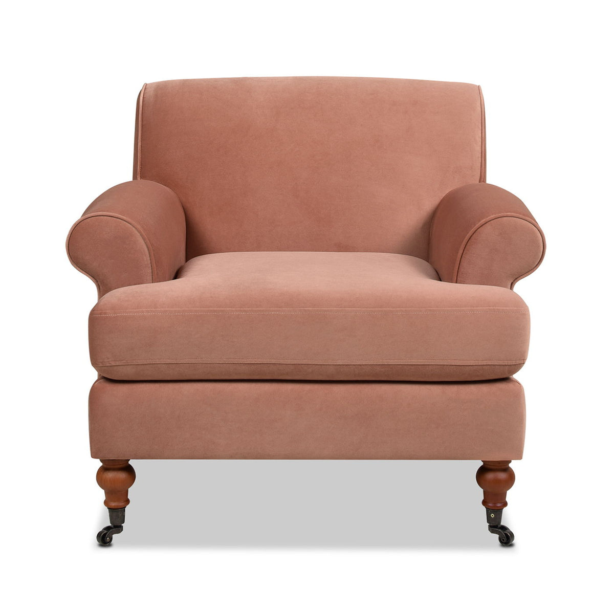 Accent Arm Chair with Casters and Reversible Cushions - Multiple Colors, photo 31 of 40