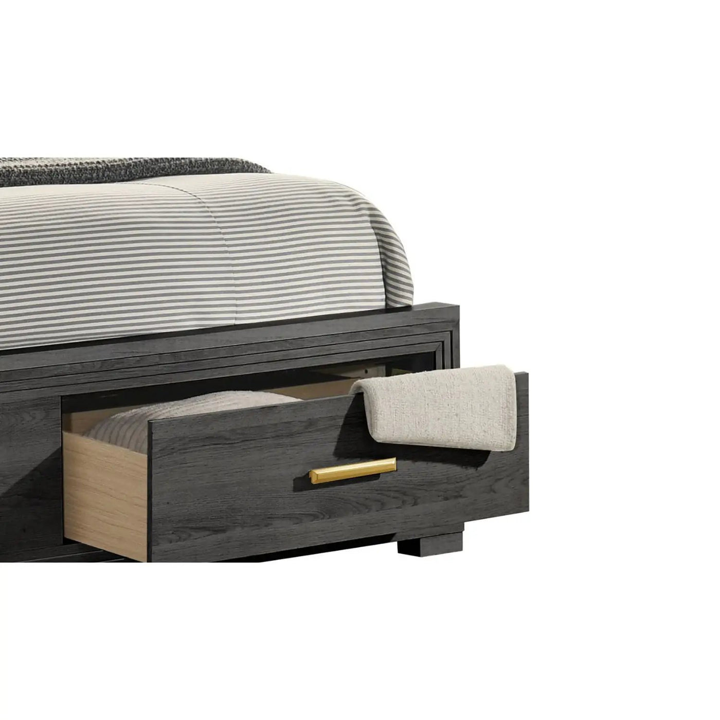 Colorado - Bed With Upholstered LED Headboard by HouseOfZazla