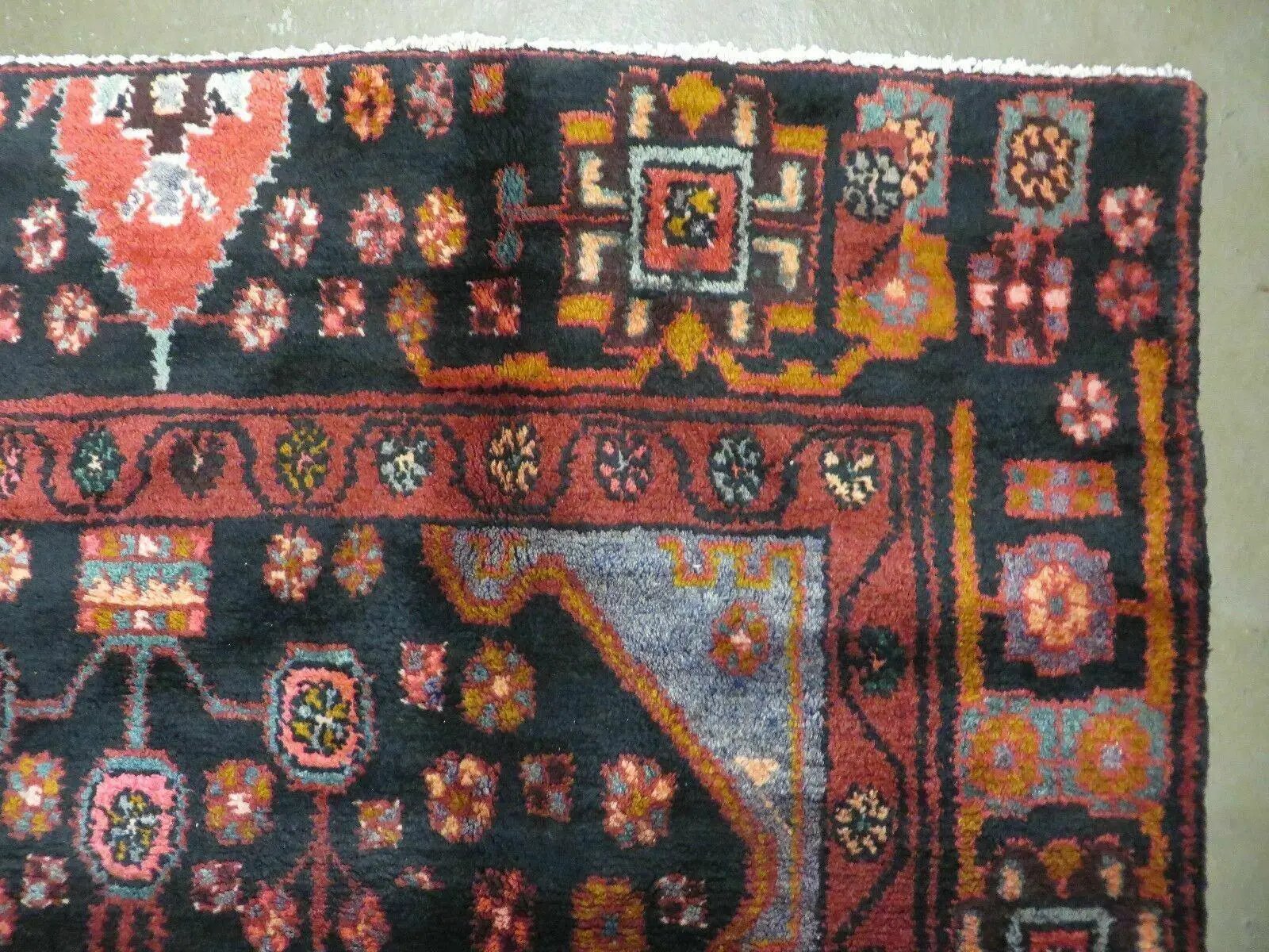 4' X 10' Antique Handmade Tribal Turkish Oriental Floral Wool Rug Organic Nice by Jewel Rugs