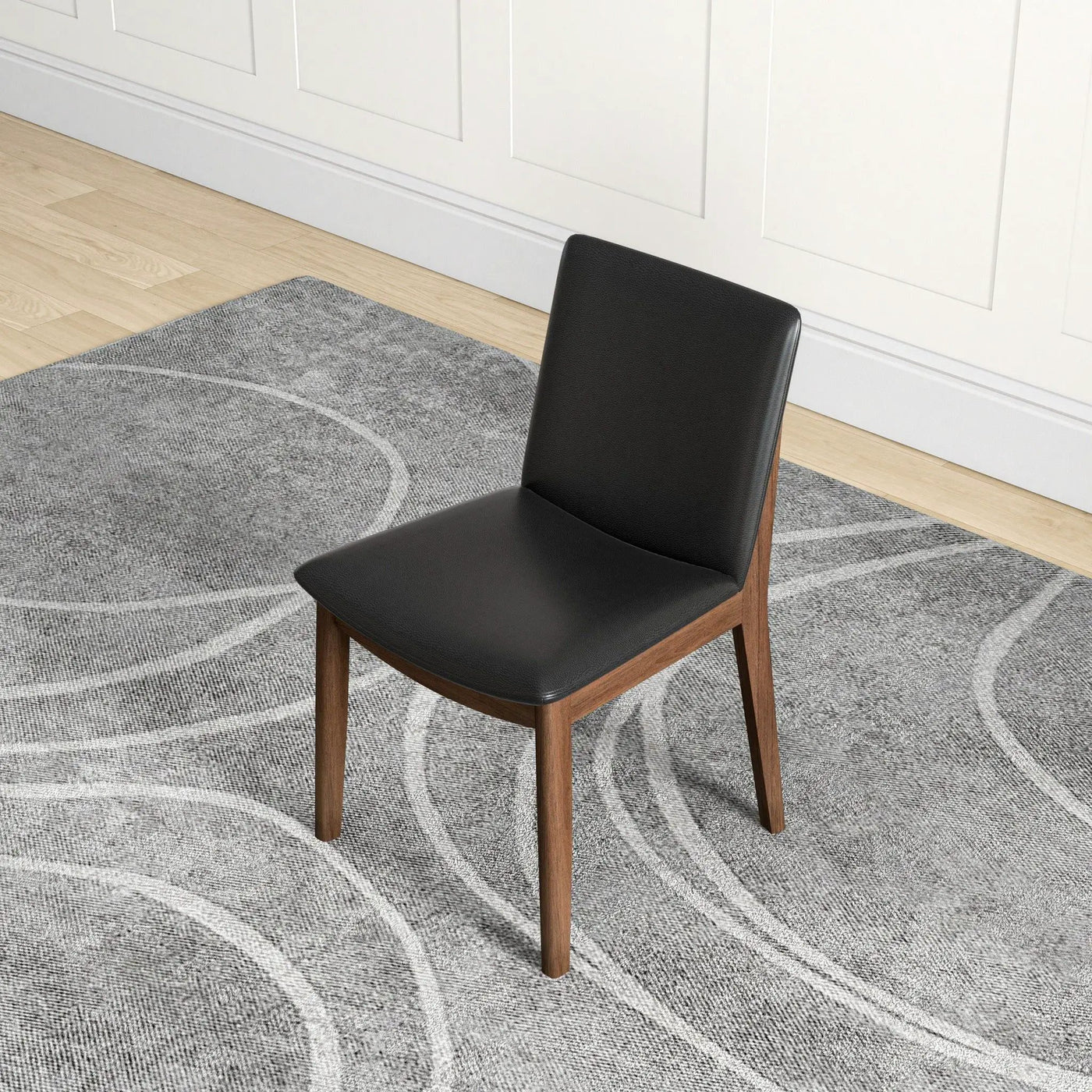 Laura - Mid-Century Modern Solid Wood Dining Chair (Set of 2) by HouseOfZazla