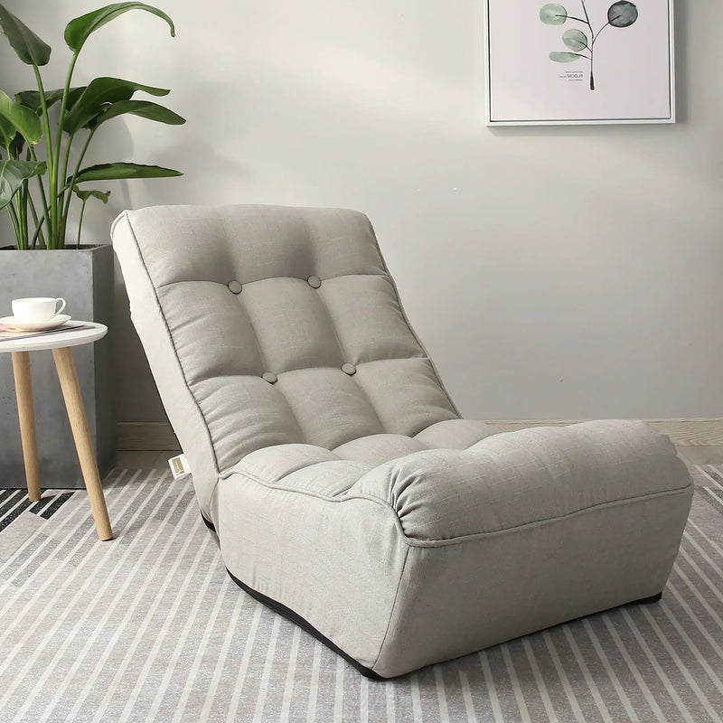 Reclining Japanese Chair Lazy Sofa Tatami Balcony Adjustable Chair by Unique Piece Furniture