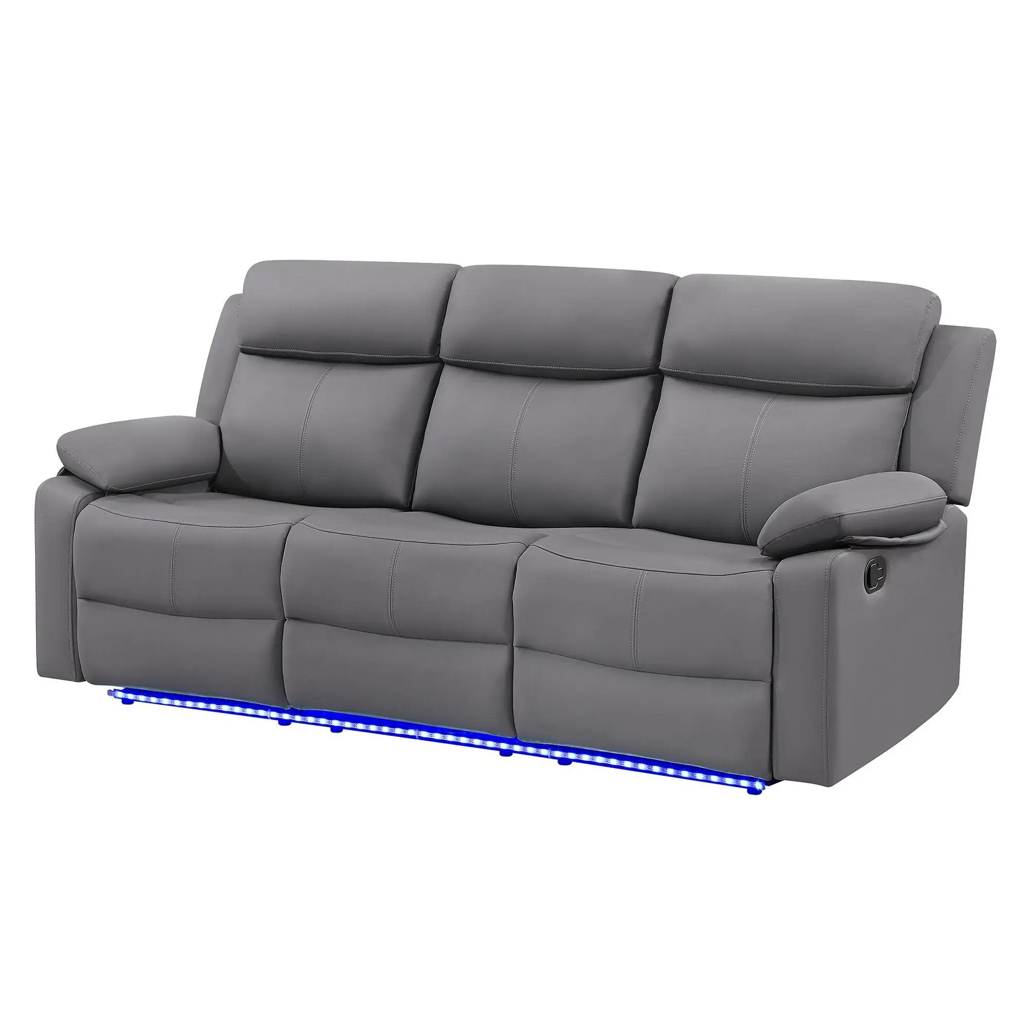Blanche - Reclining Sofa With LED Lights by Unique Piece Furniture