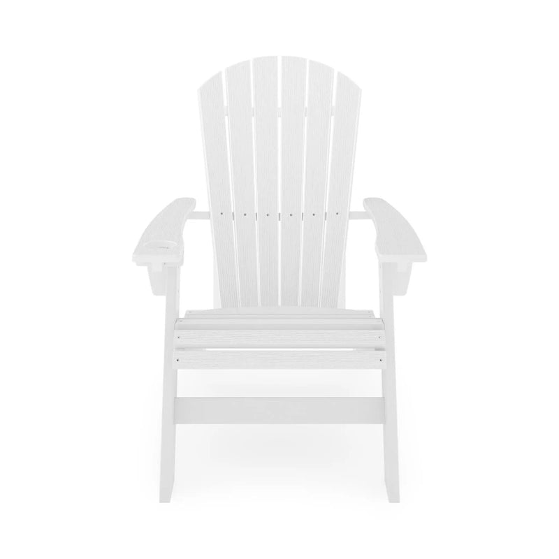 Adirondack Chair Sturdy HDPE Poly Lumber For Poolside, Patio, And Garden Relaxation by HouseOfZazla