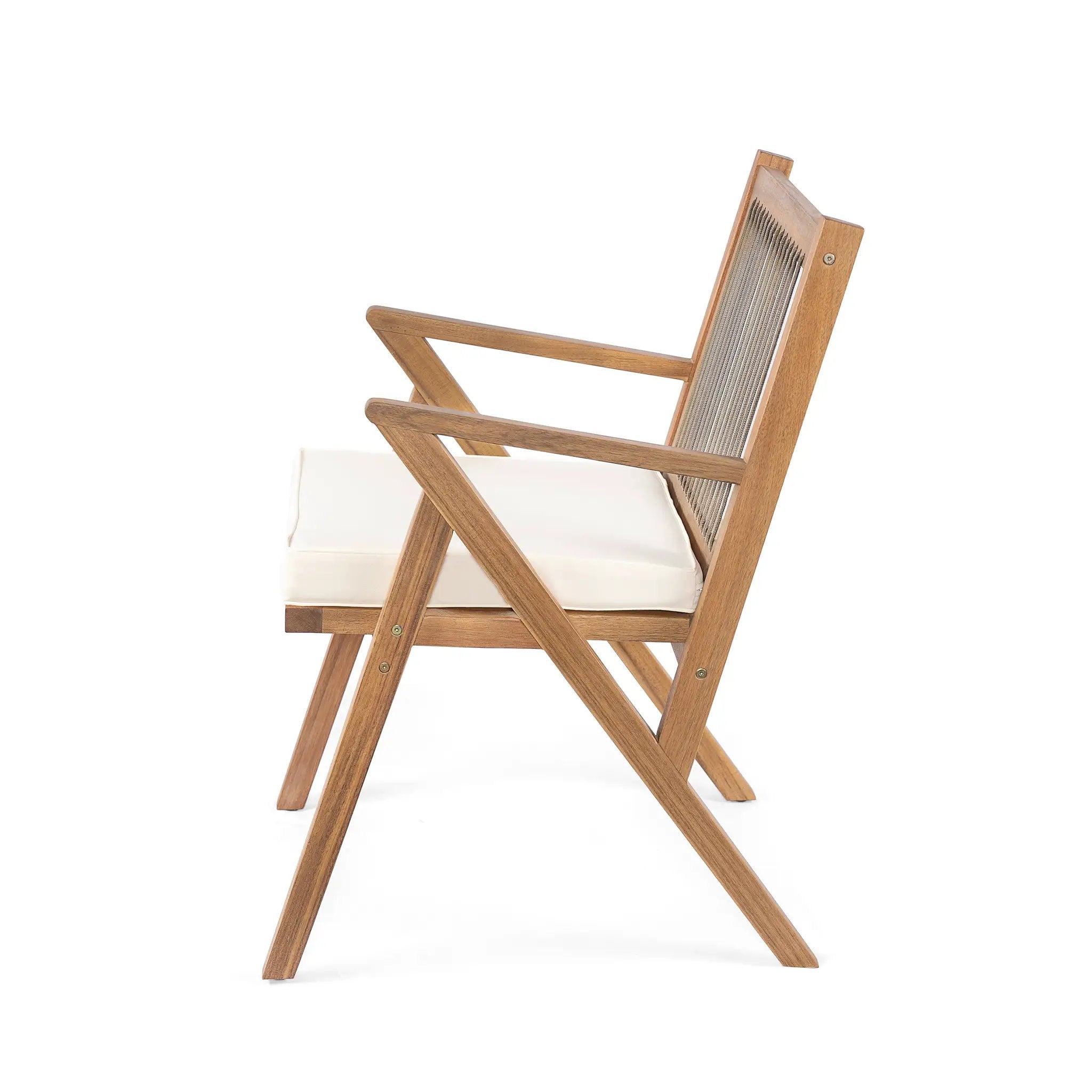 Patio Dining Chair with Cushion (Set of 2) by HouseOfZazla