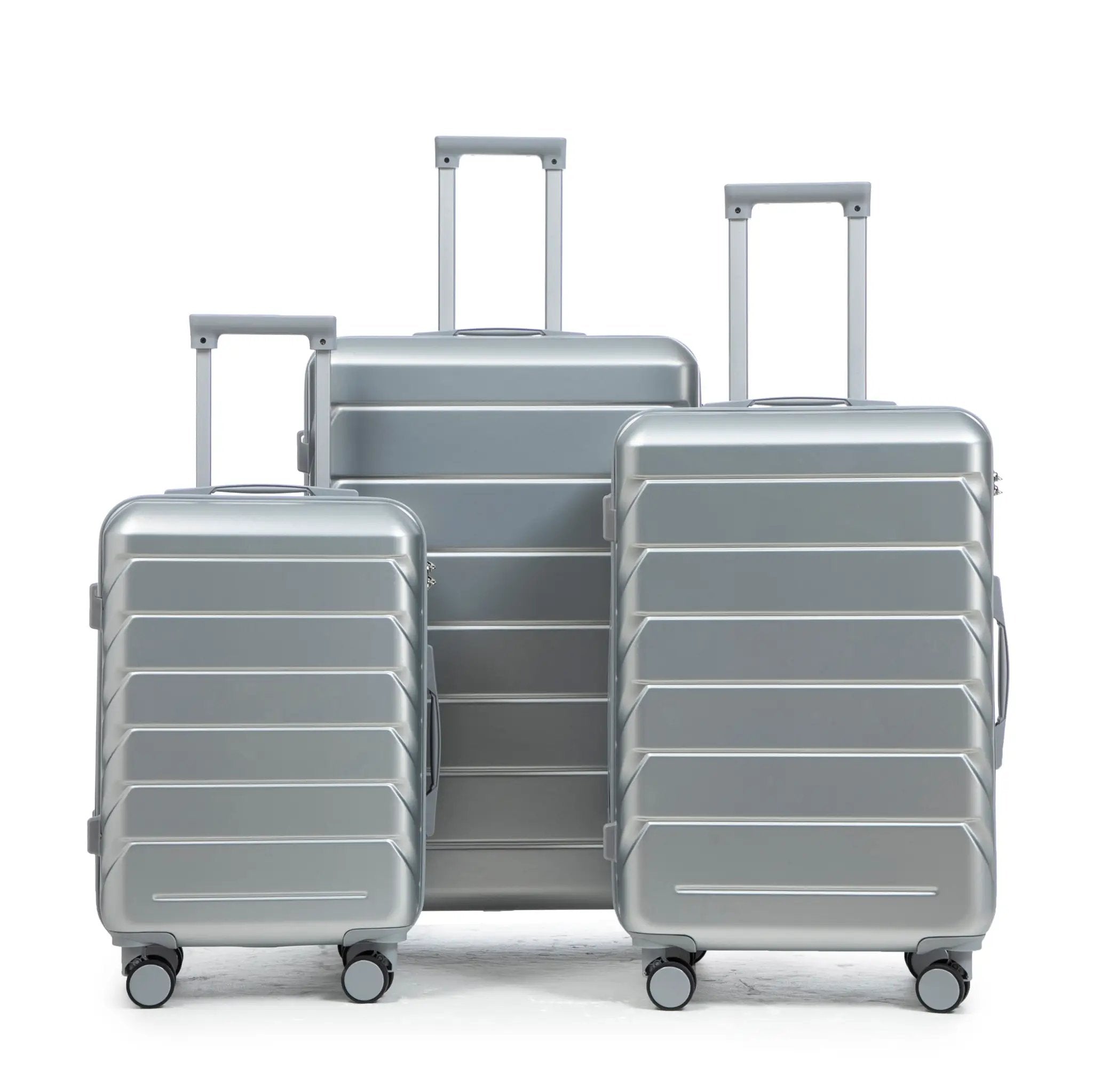 3-Piece ABS Spinner Wheel Luggage Set with Combination Lock by HouseOfZazla