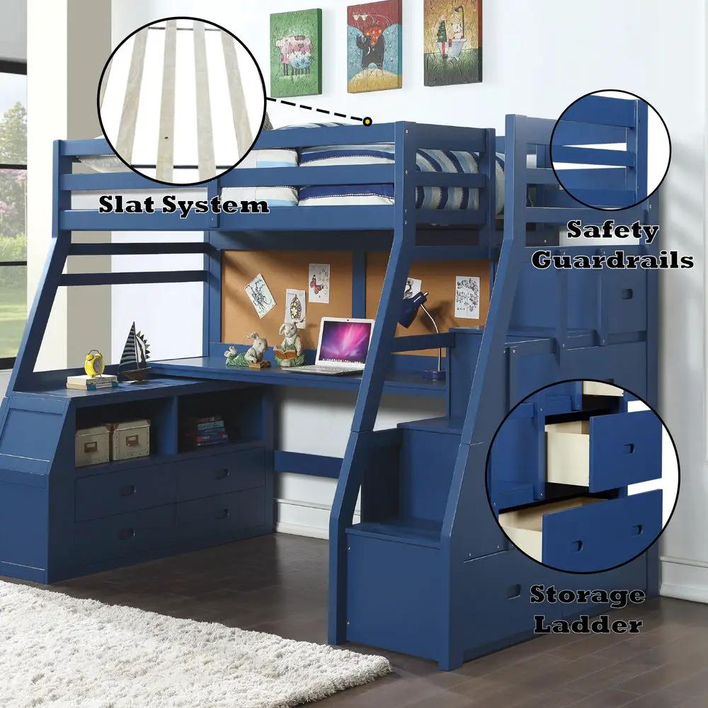 Jason II - Loft Bed by Unique Piece Furniture