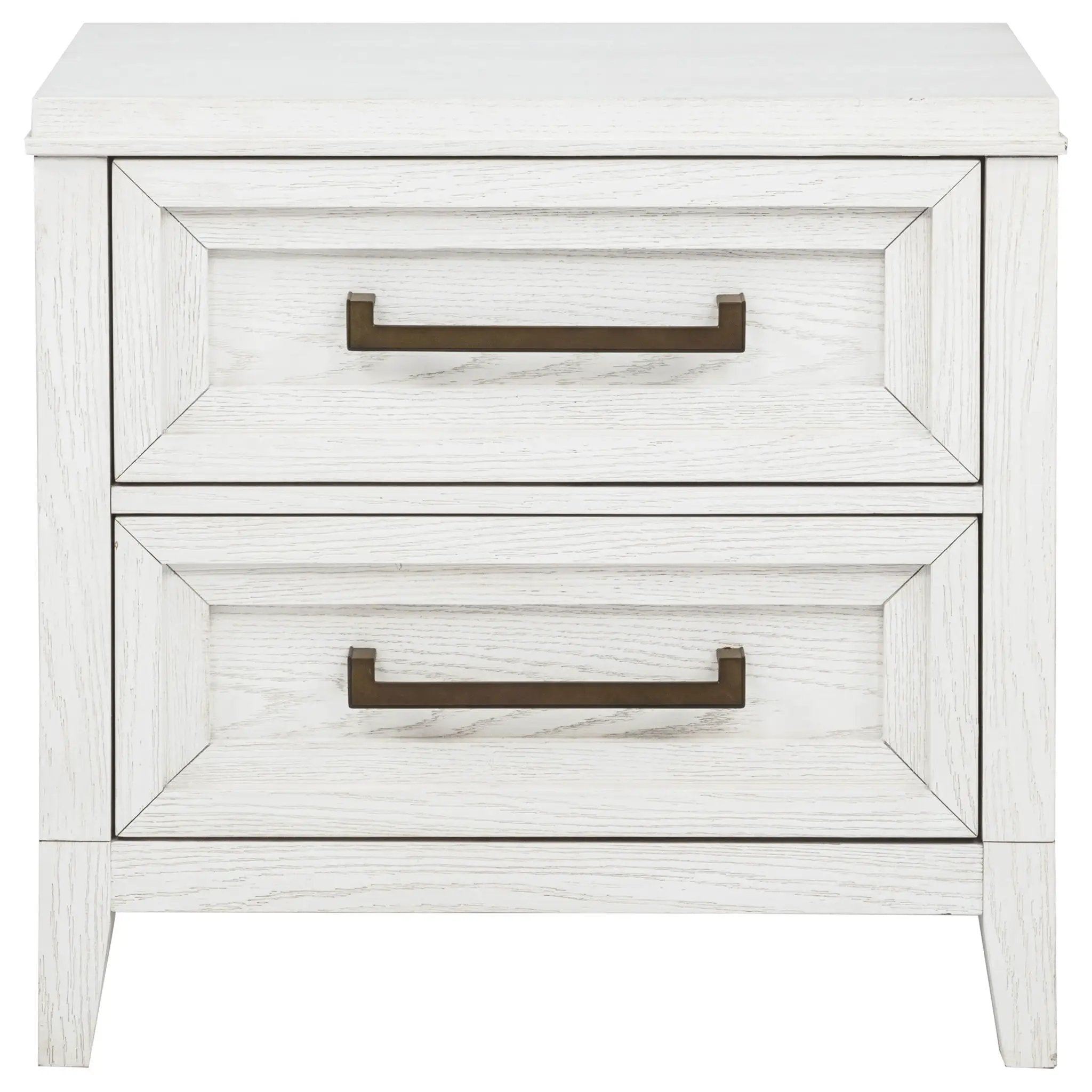 Marielle 2-drawer Nightstand Bedside Table Distressed White by Unique Piece Furniture