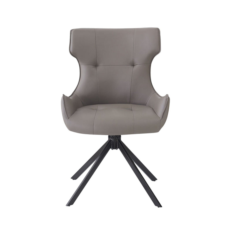 Damita - Side Chair With Swivel (Set of 2) - Camel by HouseOfZazla