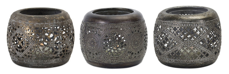 Ornamental metal candle holder (set of 4), photo 2 of 2