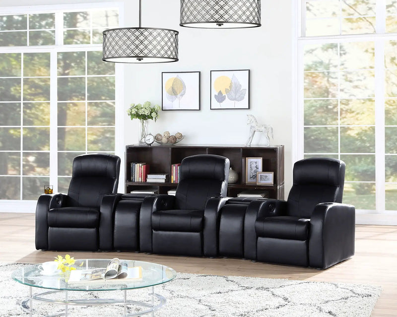 Cyrus 5-piece Upholstered Home Theater Seating by Unique Piece Furniture