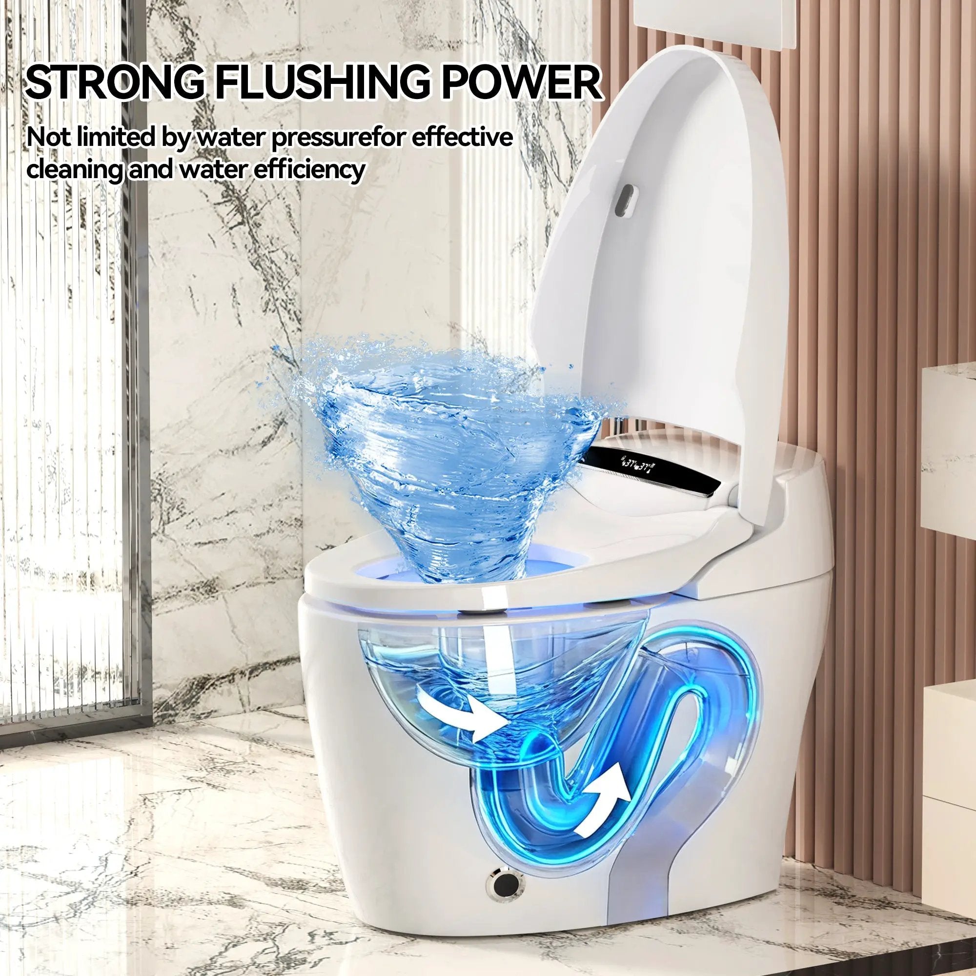 Smart Toilets with Heated Bidet Seat by HouseOfZazla