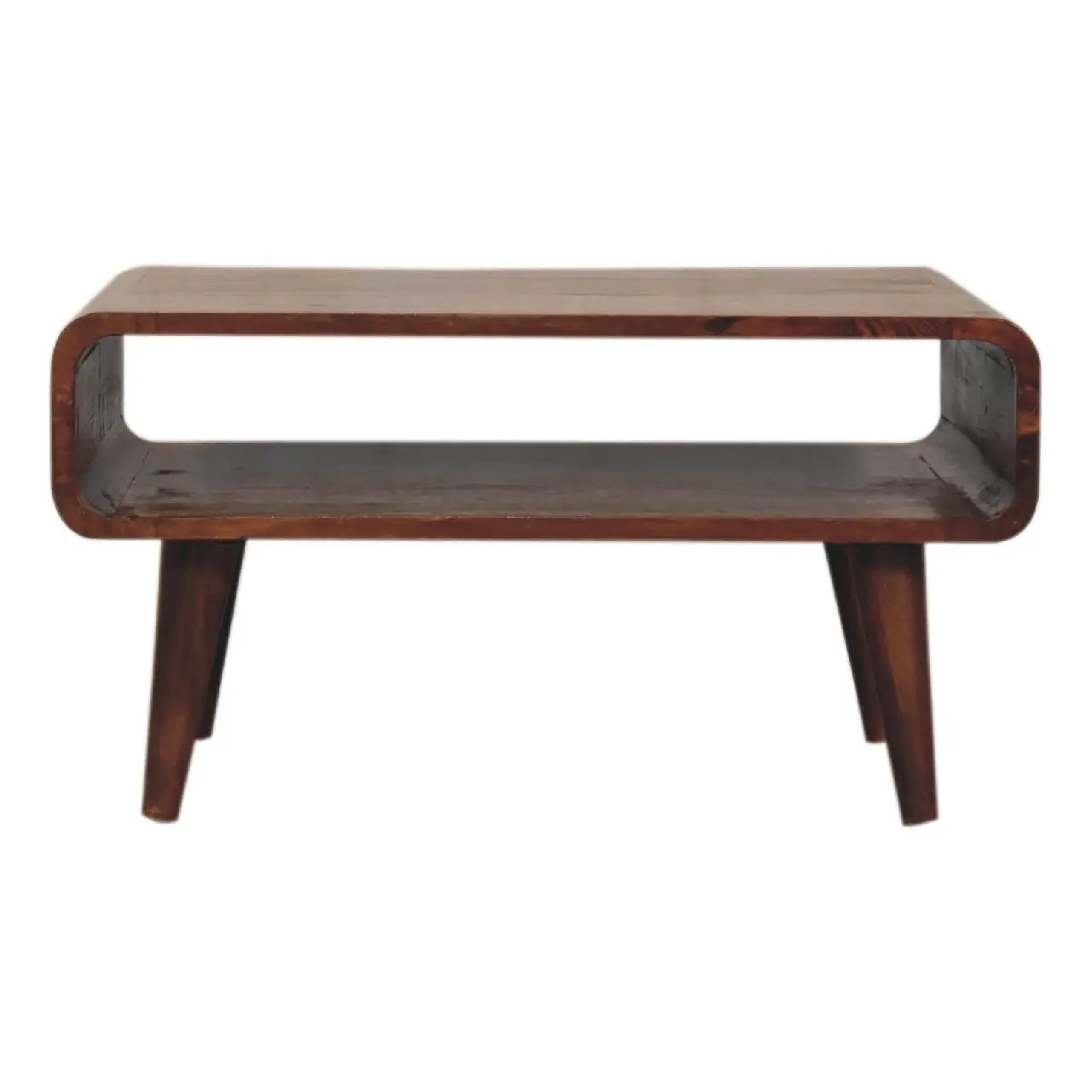 Solid Wood Open Media Unit by HouseOfZazla