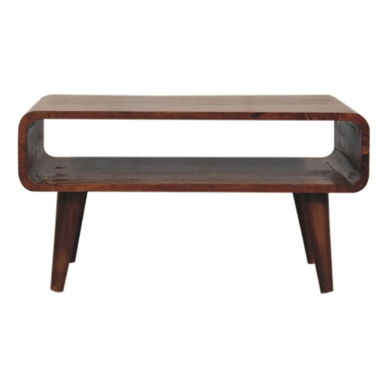 Solid Wood Open Media Unit by HouseOfZazla