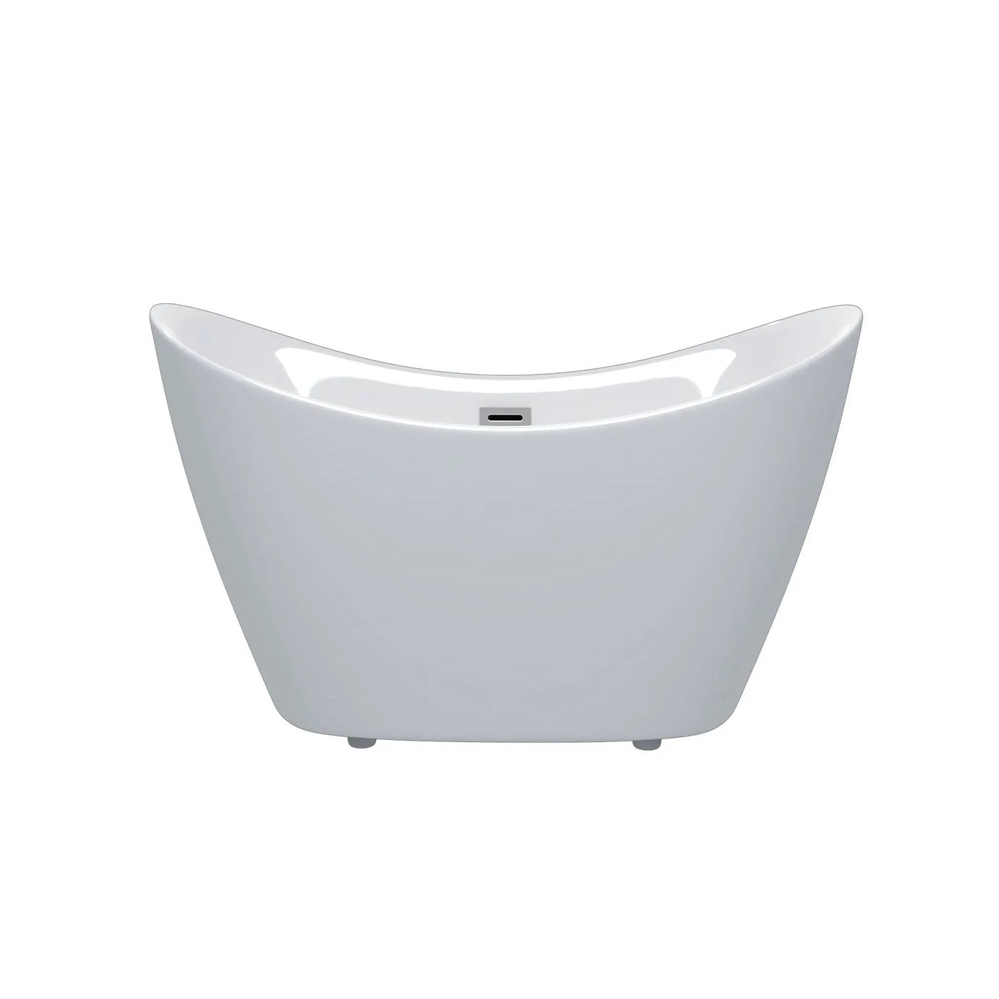 Freestanding Tub With Overflow And Pop Up Drain, Ergonomic Design by HouseOfZazla