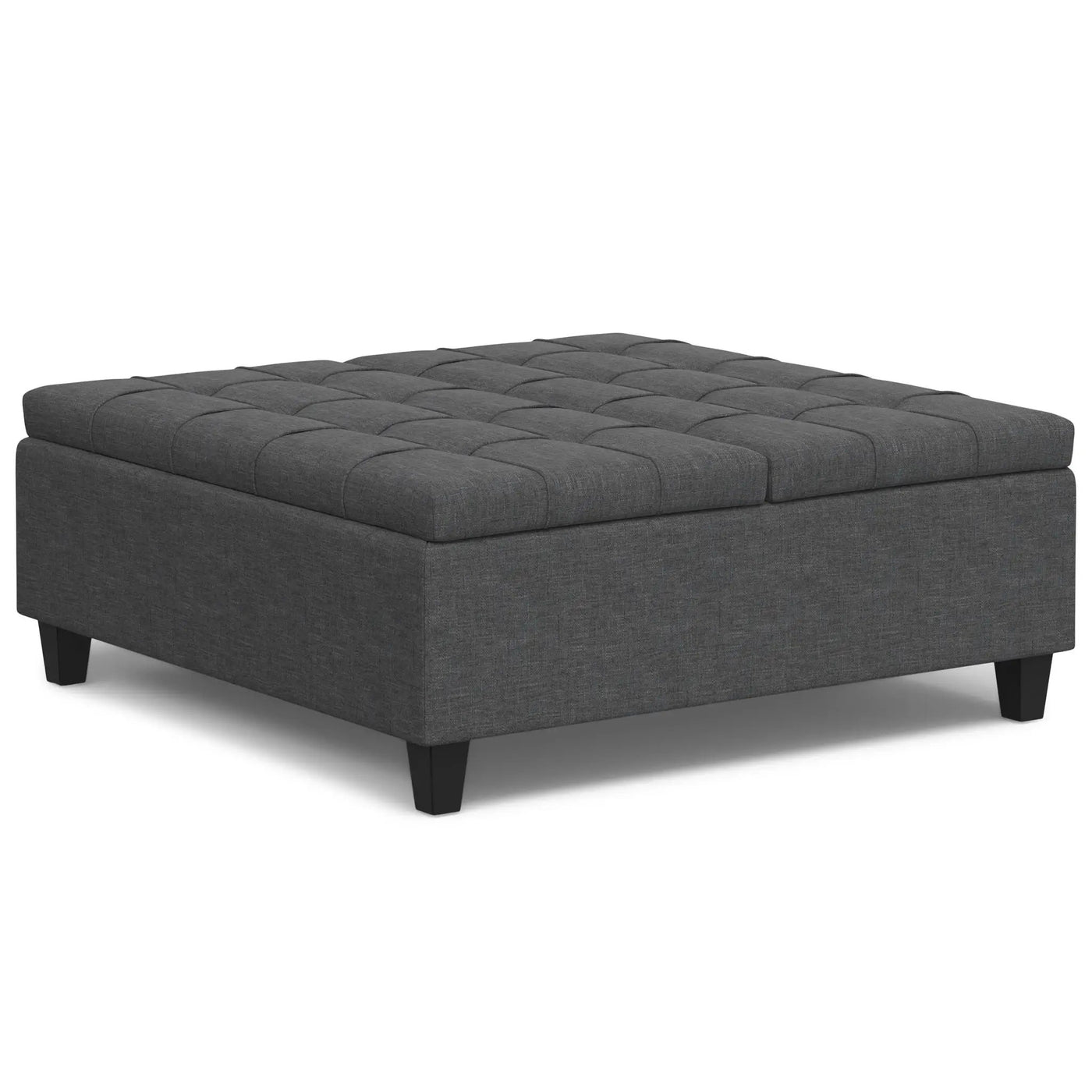 Harrison - Upholstered Coffee Table Storage Ottoman by HouseOfZazla