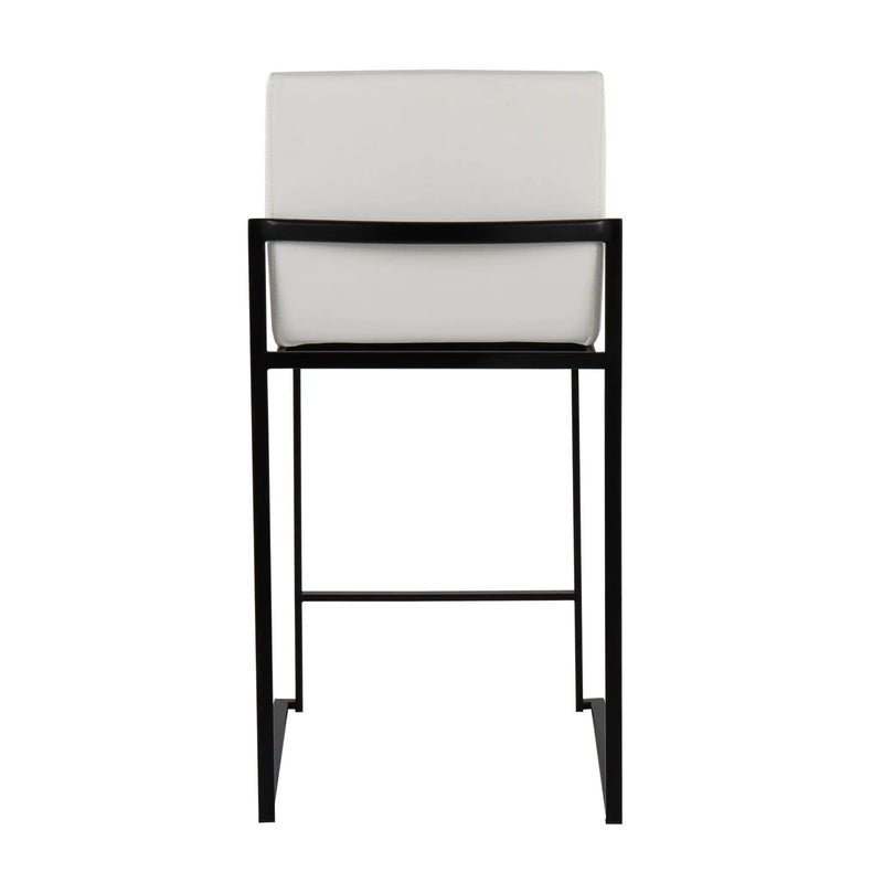 Fuji - Contemporary Modern Elegance, High Back Counter Stool by HouseOfZazla