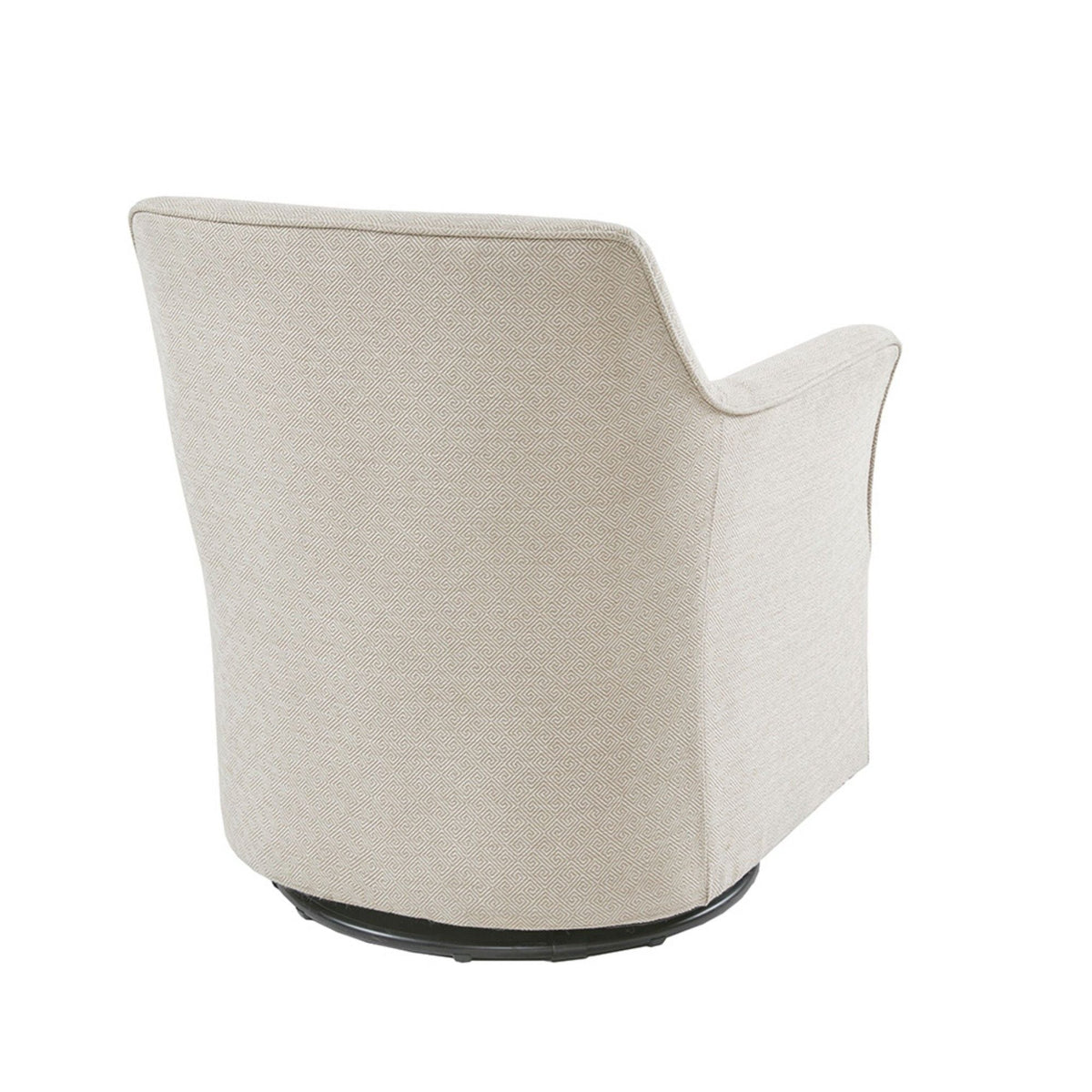 Swivel Glider Chair with 360° Rotation and Metal Base - Beige or Gray, photo 7 of 16